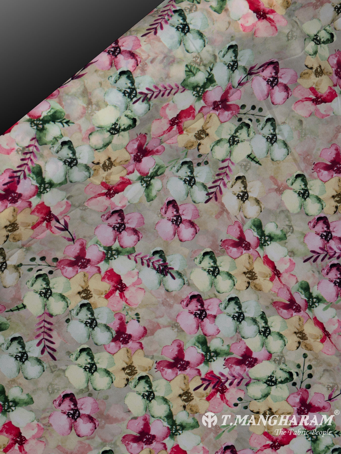 Multicolor Satin Fabric - EA2340 view-2