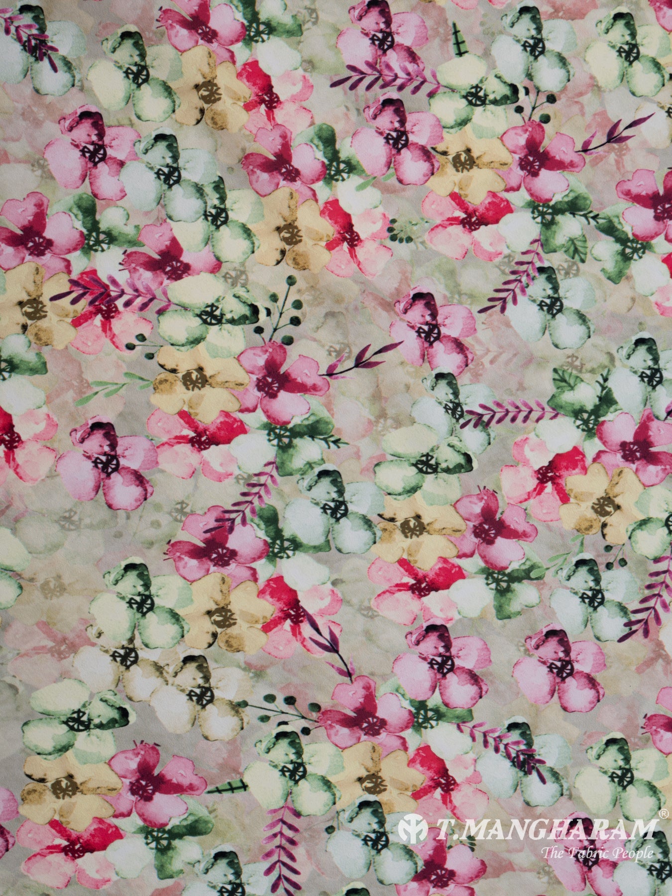 Multicolor Satin Fabric - EA2340 view-3