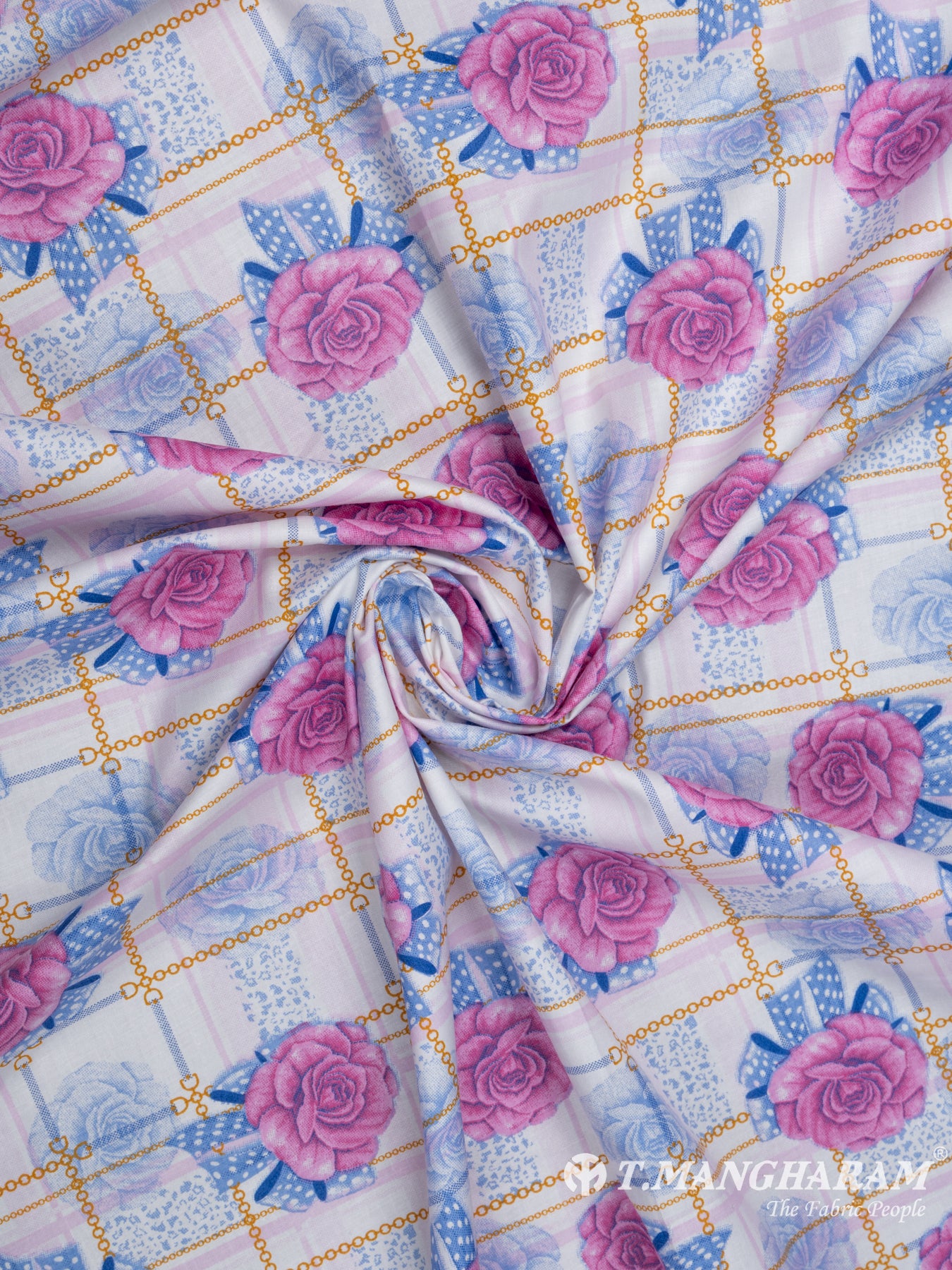 Multicolor Cotton Fabric - EB5343 view-1