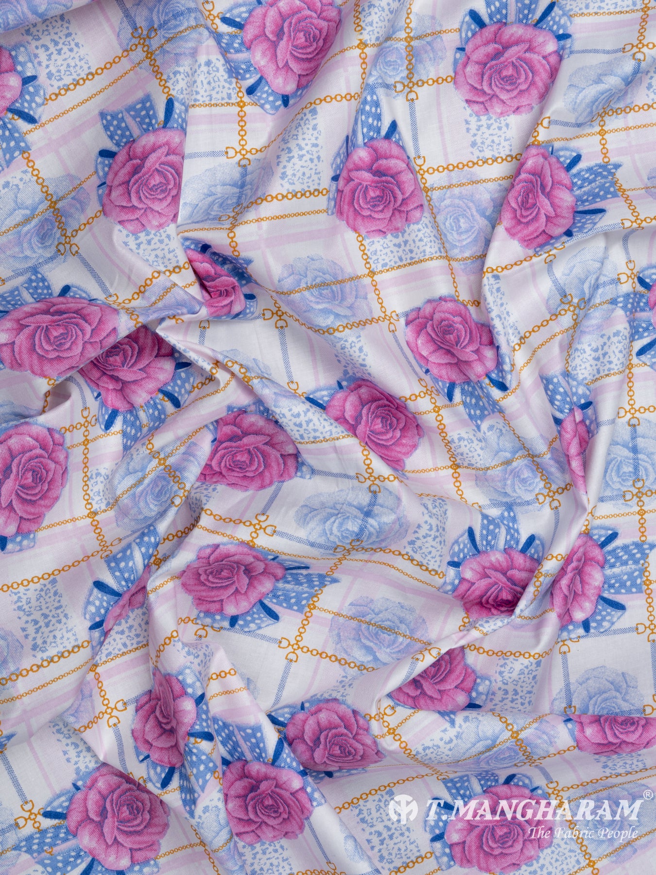 Multicolor Cotton Fabric - EB5343 view-4