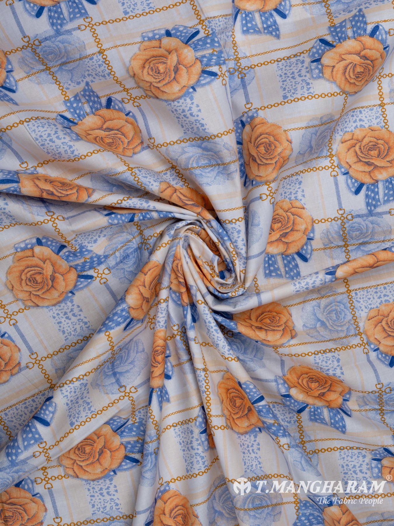Multicolor Cotton Fabric - EB5351 view-1