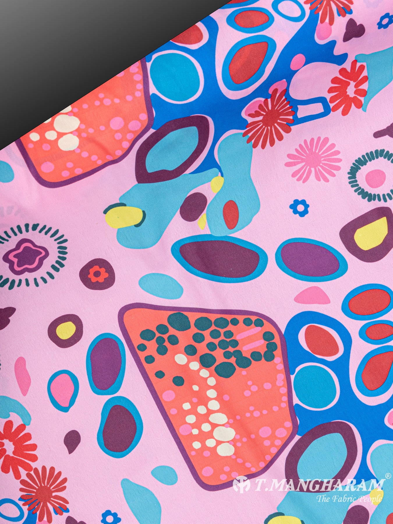 Pink Satin Fabric - EC5769 view-2