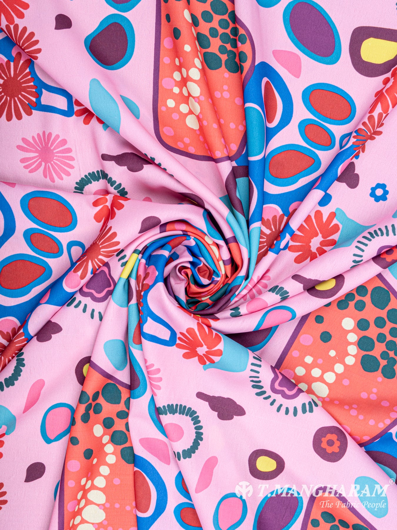Pink Satin Fabric - EC5769 view-4