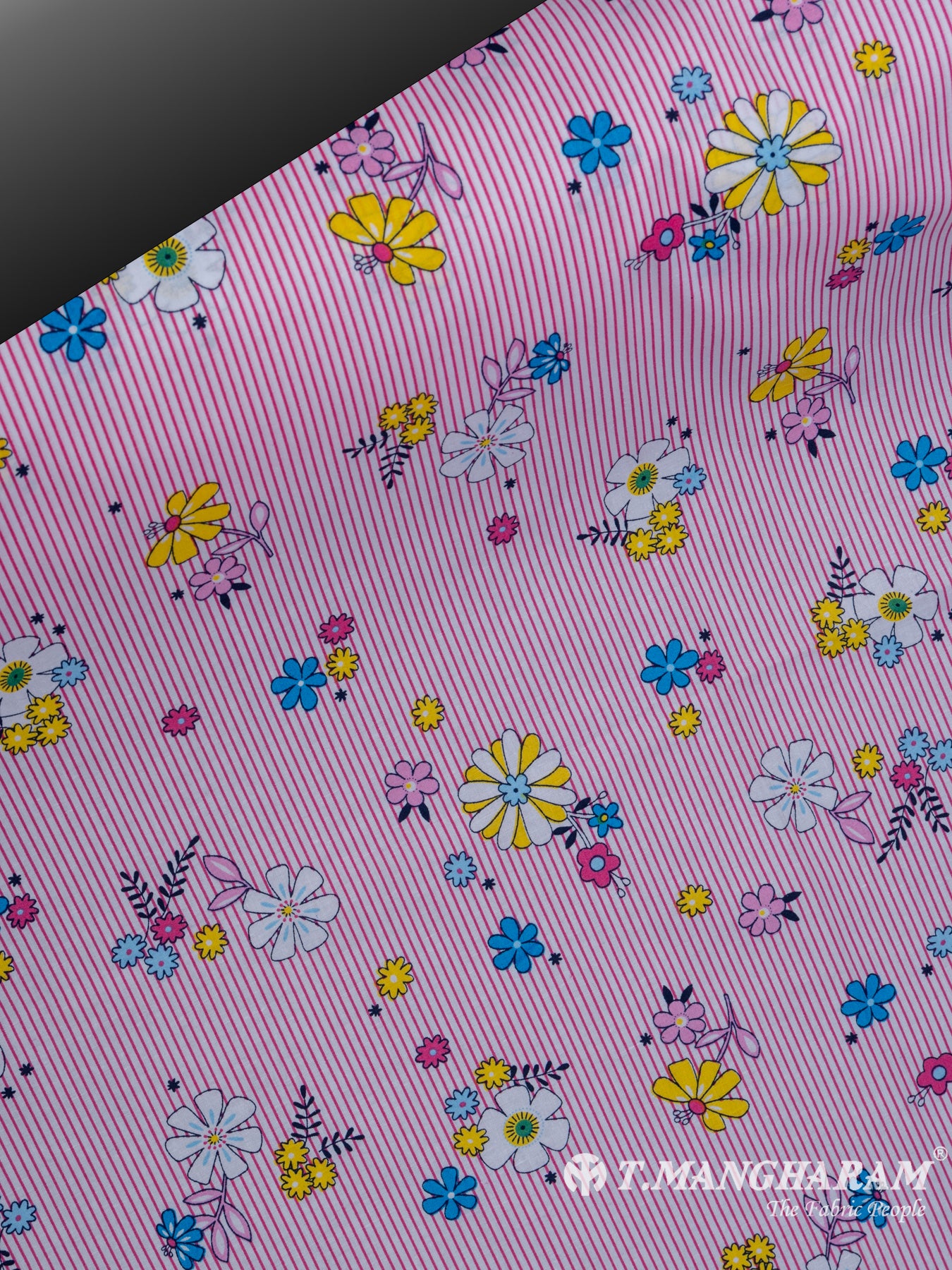 Multicolor Cotton Fabric - EB5408 view-2