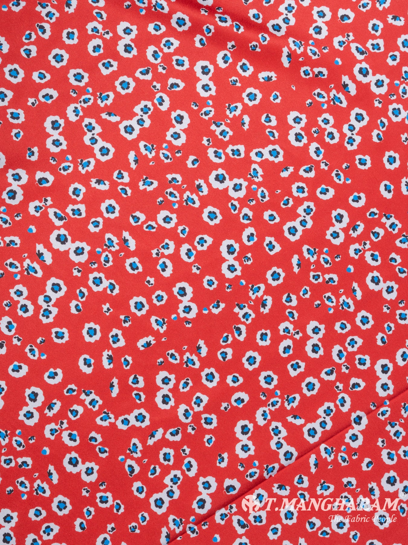 Red Modal Satin Fabric - EB5416 view-3