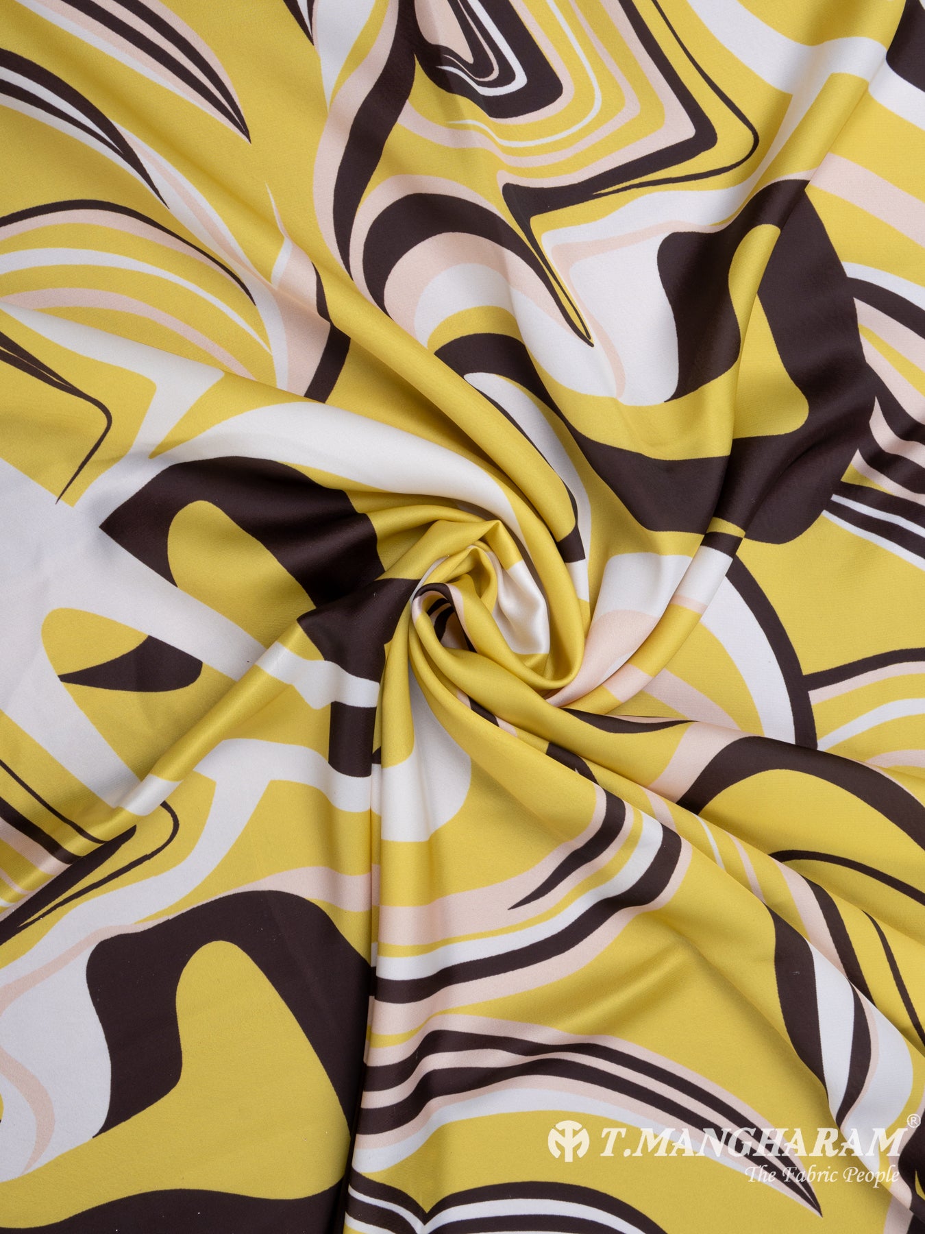Yellow Satin Fabric - EB5548 view-1