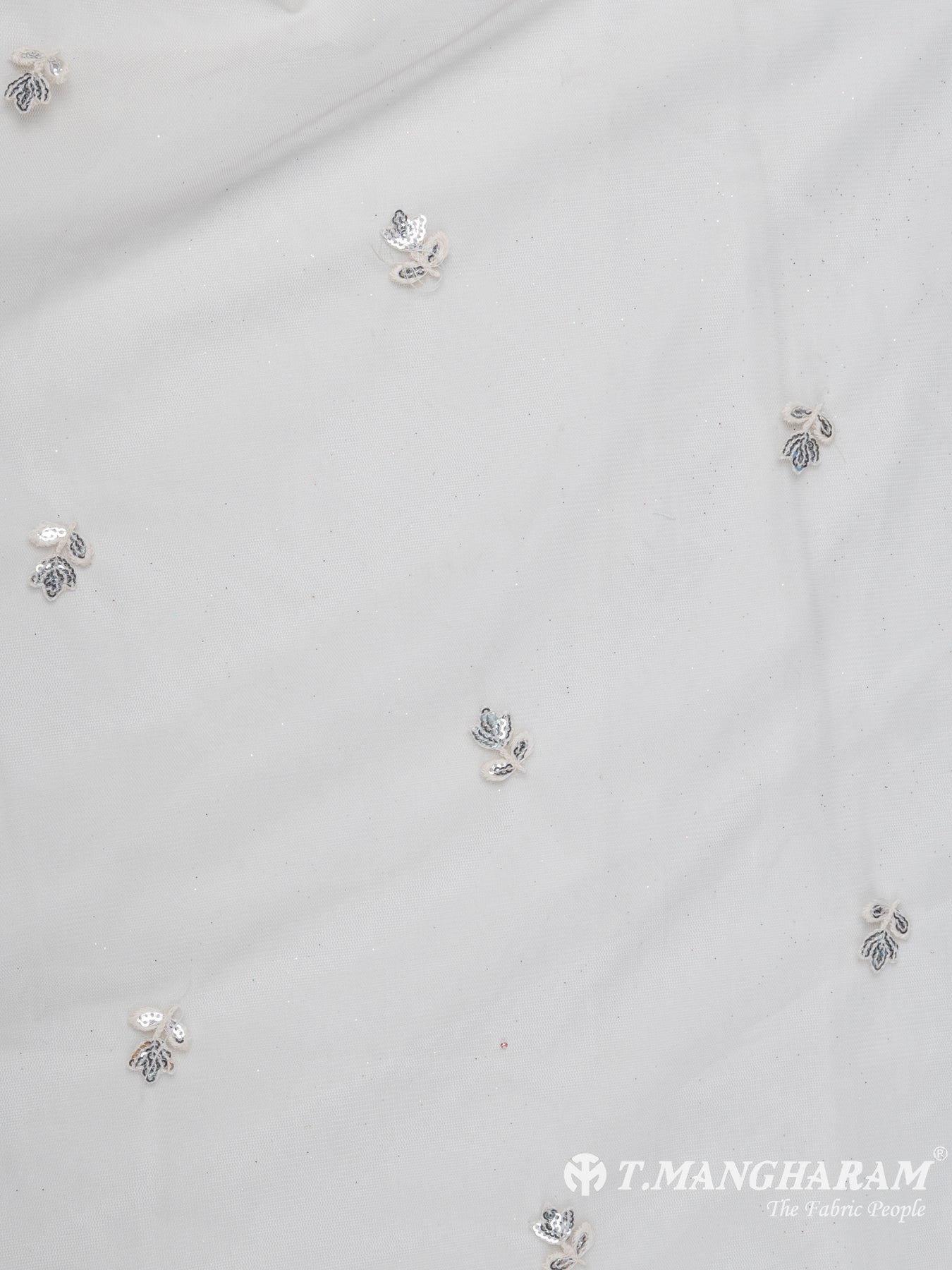 Violet Net Embroidery Fabric - EC7626 view-3