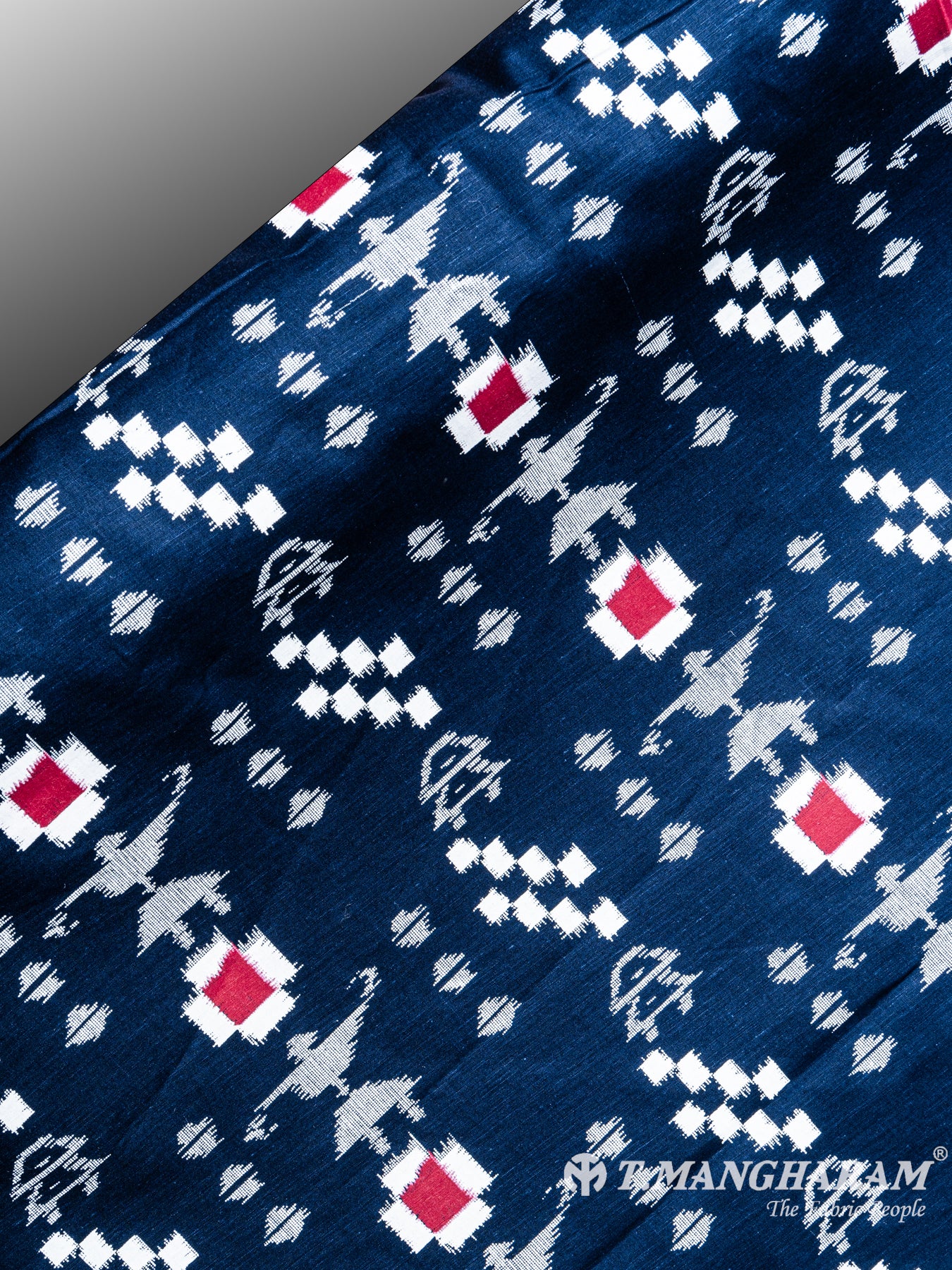 Navy Blue Cotton Fabric - EC6284 view-2