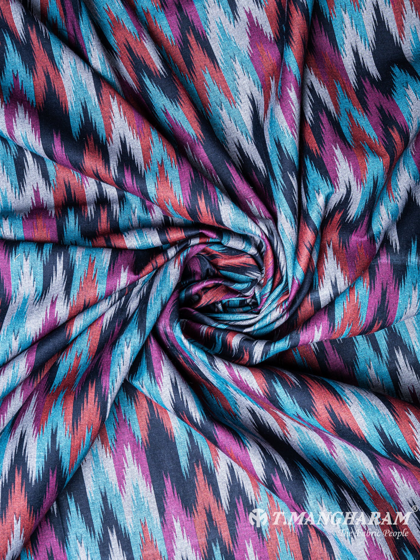 Multicolor Cotton Fabric - EC6305 view-1