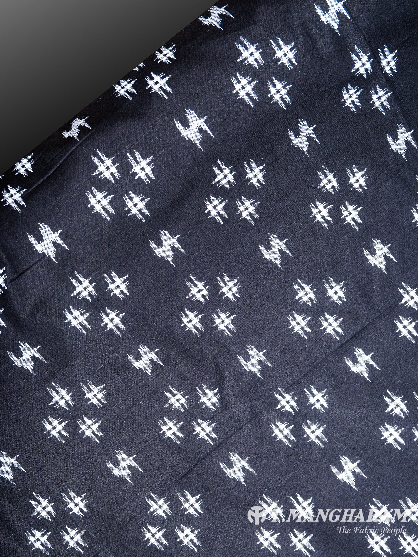 Black Cotton Fabric - EC6297 view-2