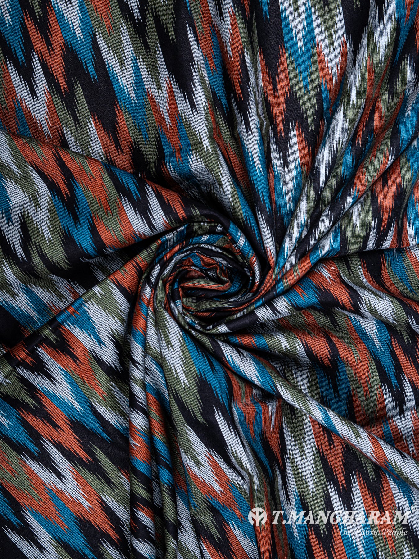 Multicolor Cotton Fabric - EC6304 view-1