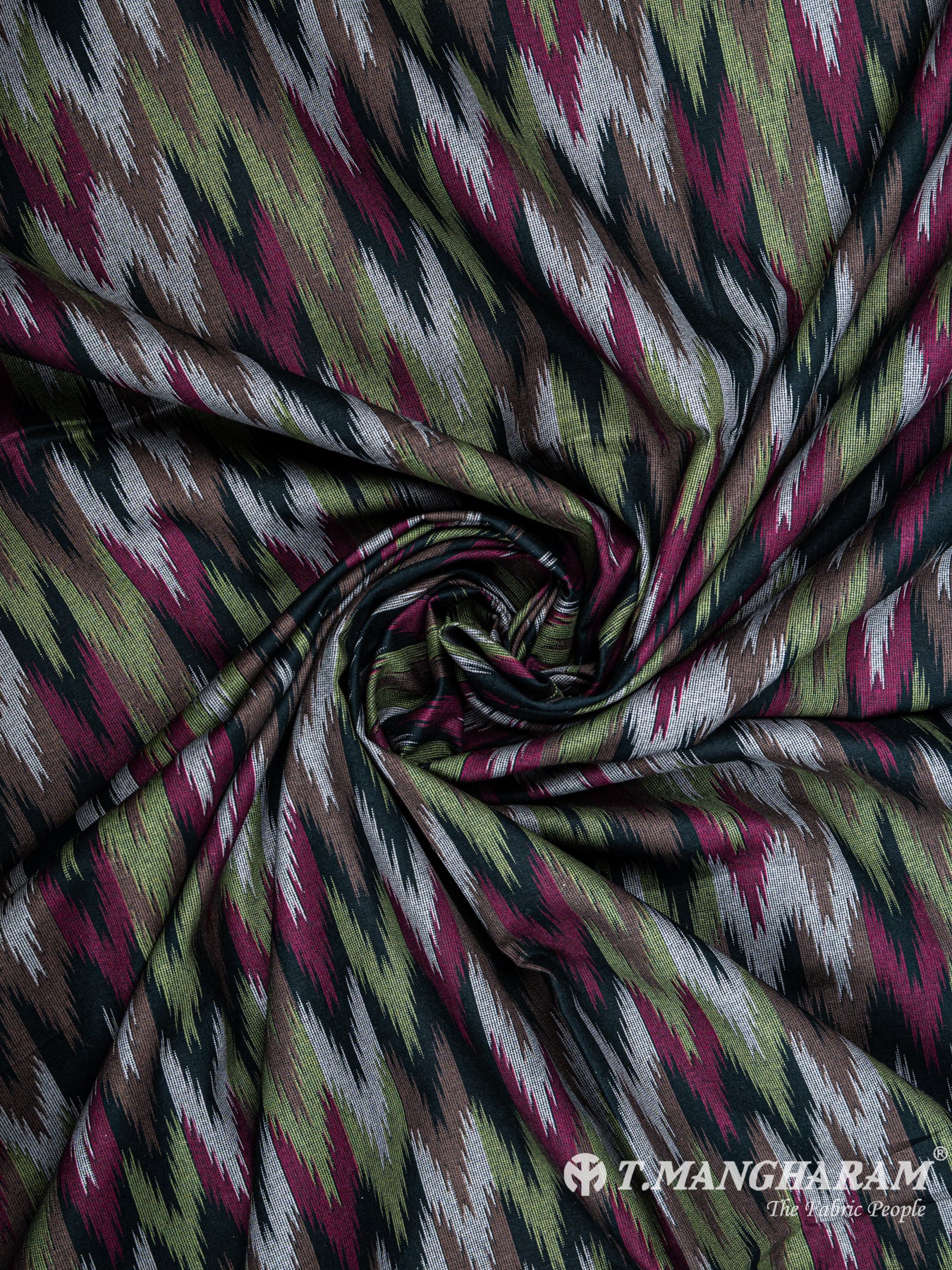 Multicolor Cotton Fabric - EC6303 view-1