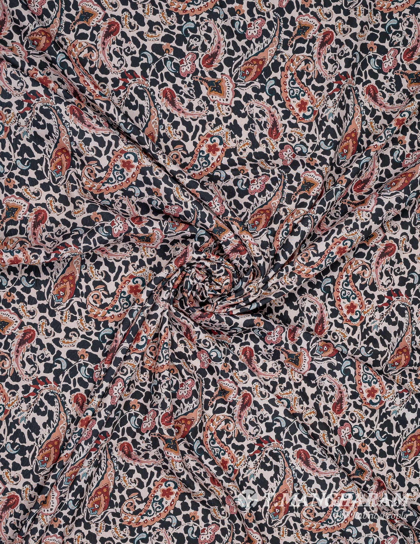 Black Crepe Fabric - EC9900 veiw-1