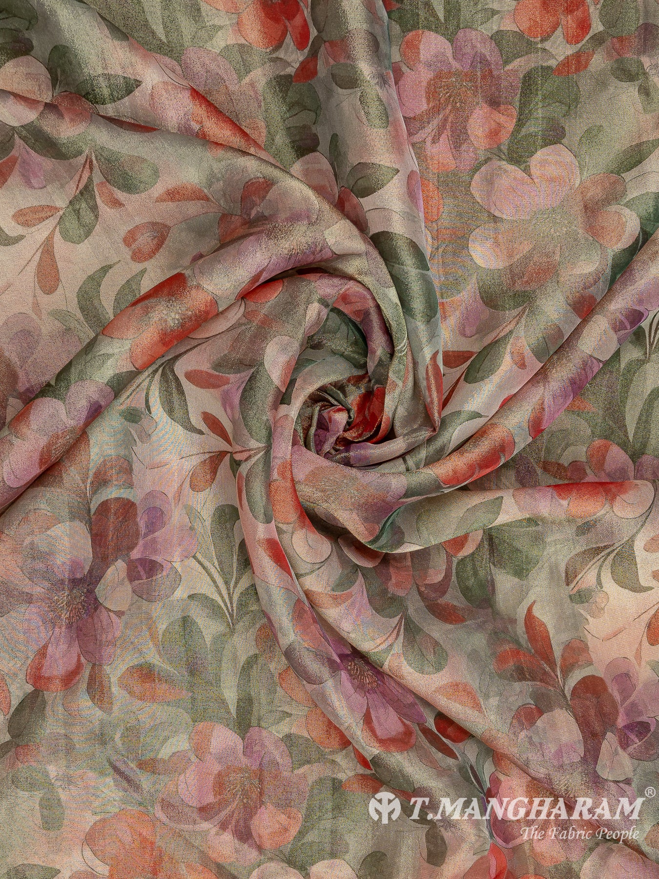 Multicolor Organza Tissue Fabric - EC8310 view-1