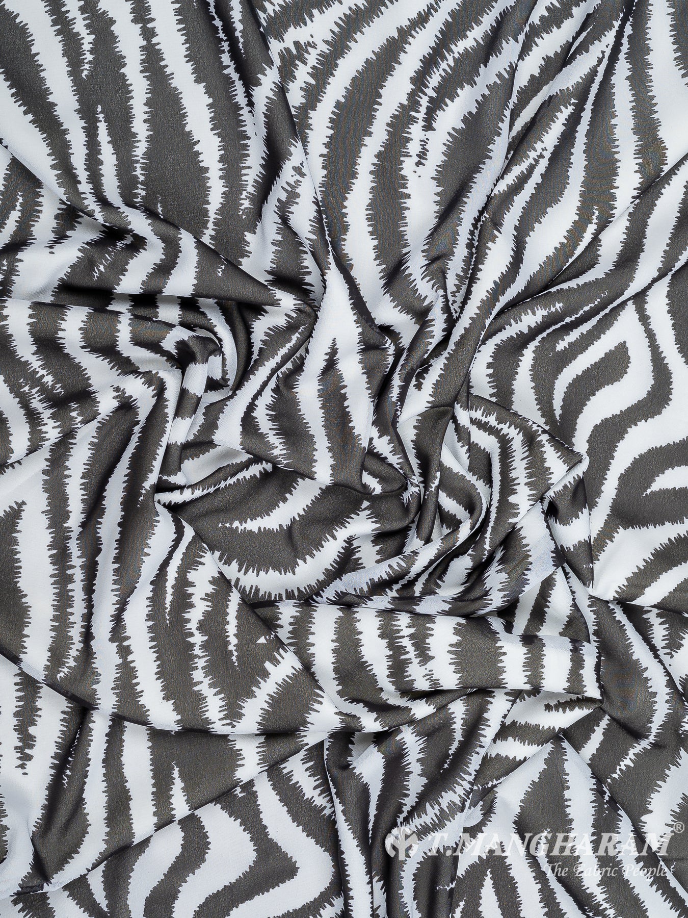 Multicolor Georgette Fabric - EC9711 view-4