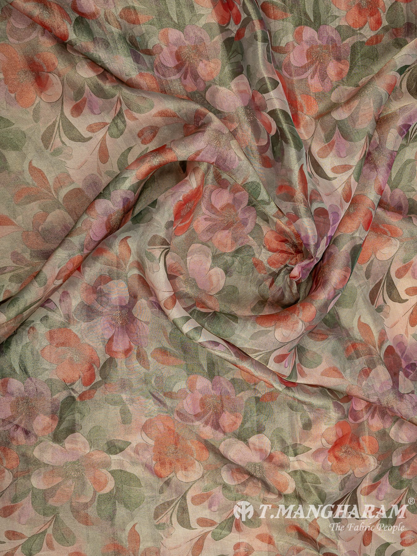 Multicolor Organza Tissue Fabric - EC8310 view-4