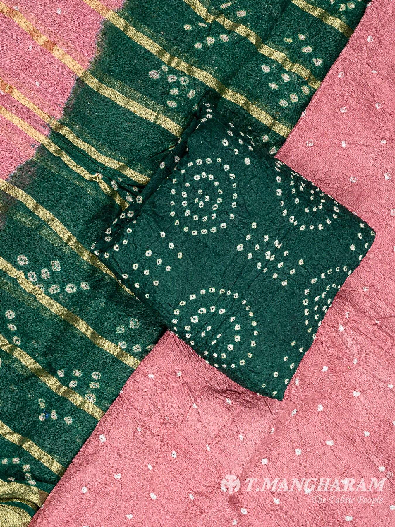 Multicolor Cotton Chudidhar Fabric Set - EG1810 view-1