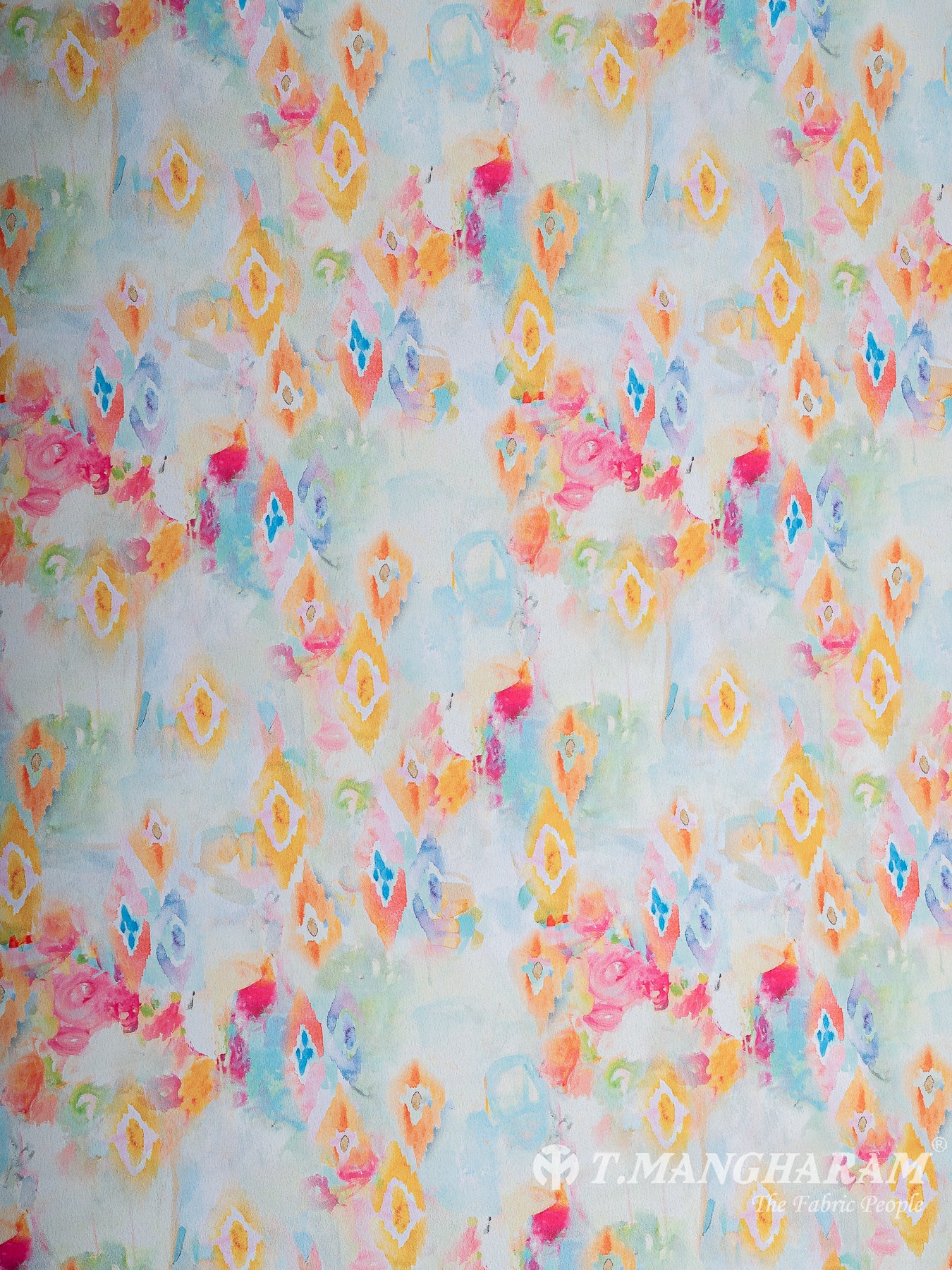 White Crepe Fabric - EC11212