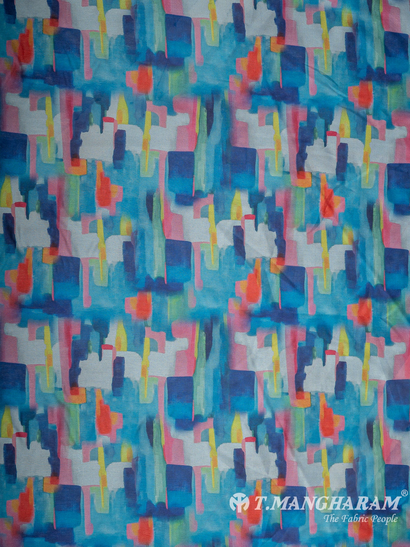 Multicolor Georgette Fabric - EC11189
