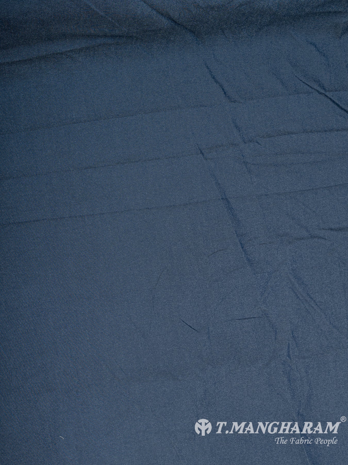 Blue Denim Embroidery Fabric - EB6574 view-4