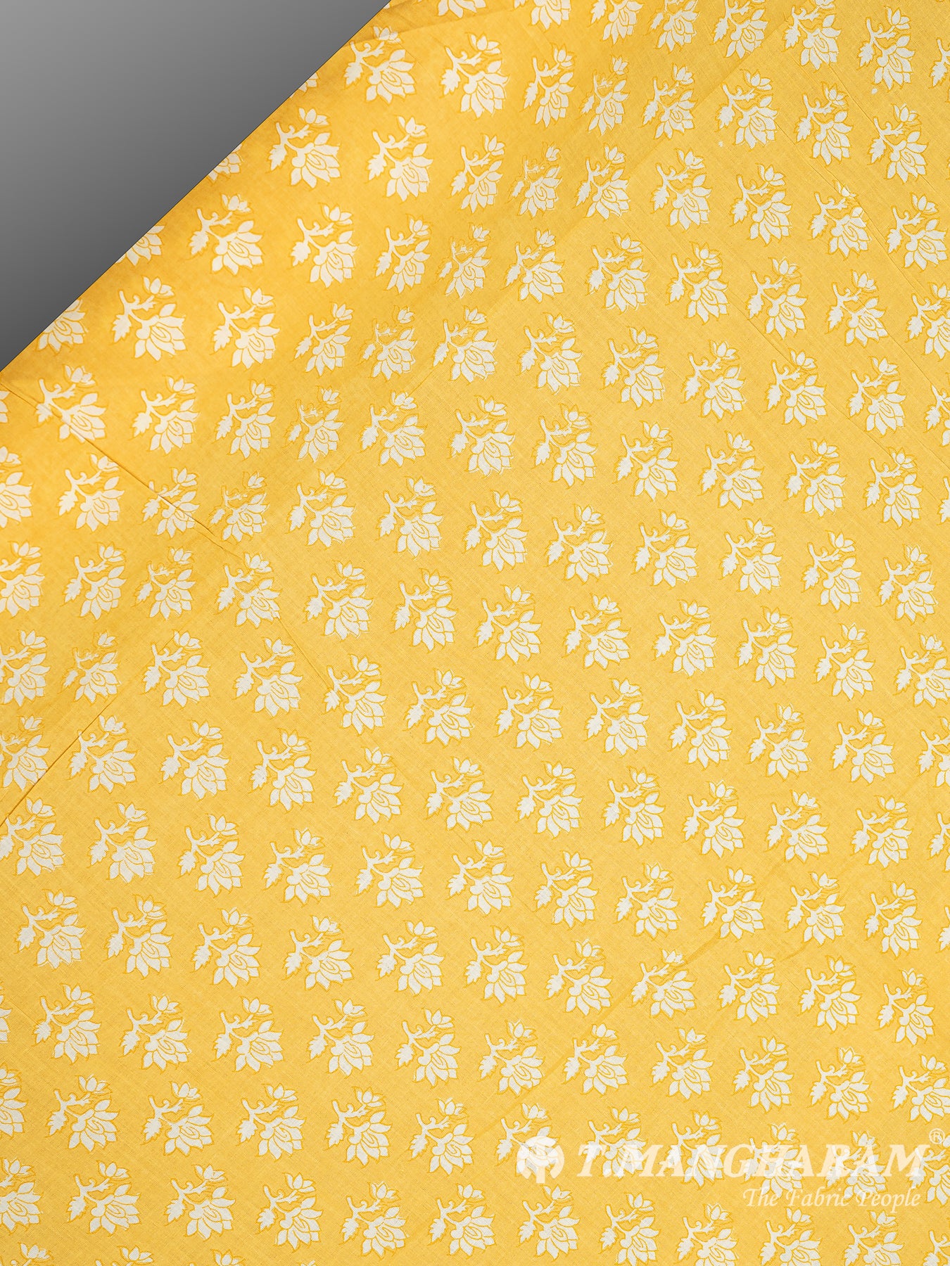 Yellow Cotton Fabric - EC8347 view-2