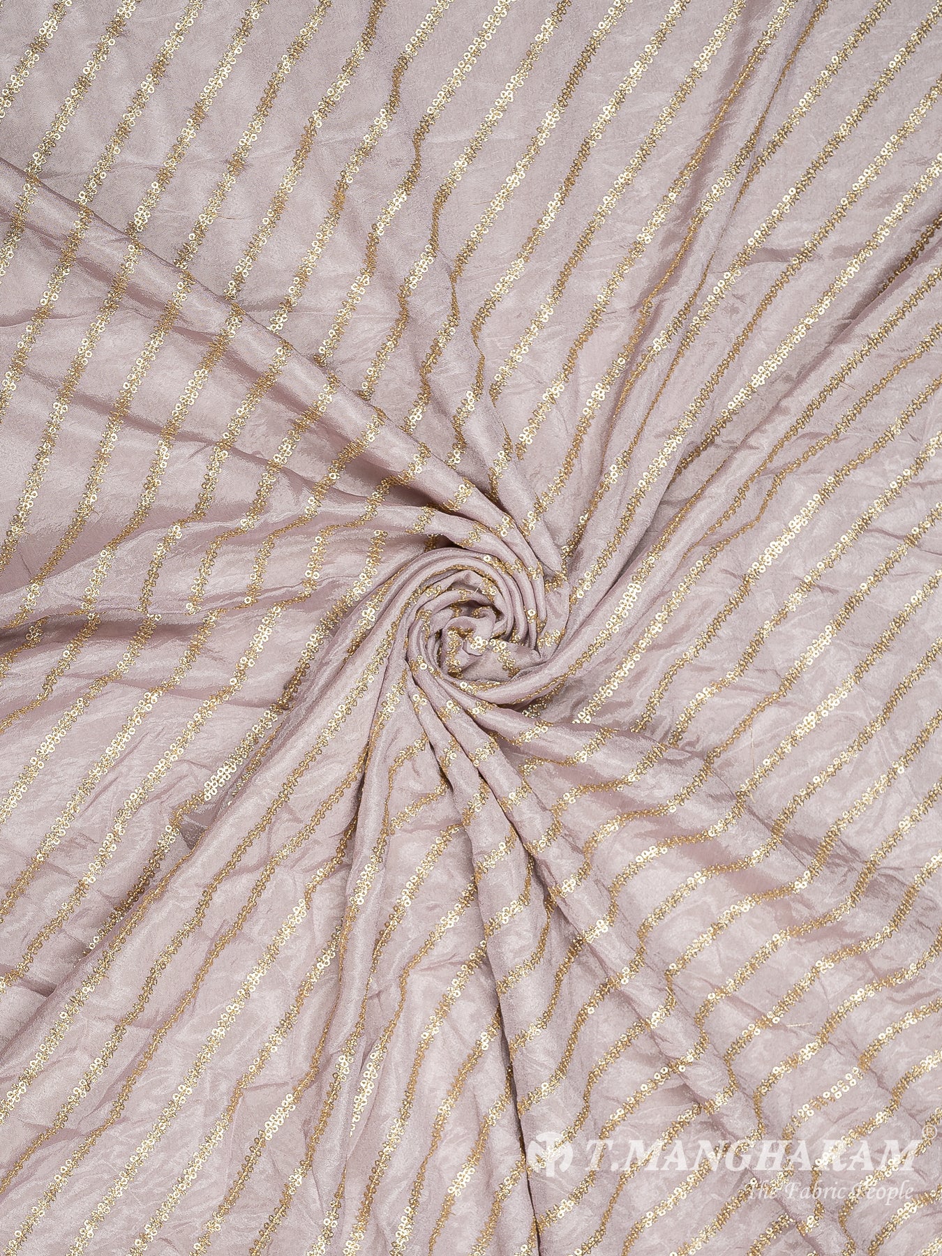 Violet Chinnon Silk Fabric - EC8719 view-1