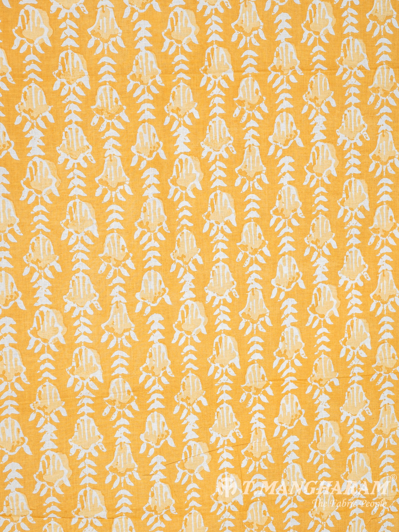 Yellow Cotton Fabric - EC8350 view-3