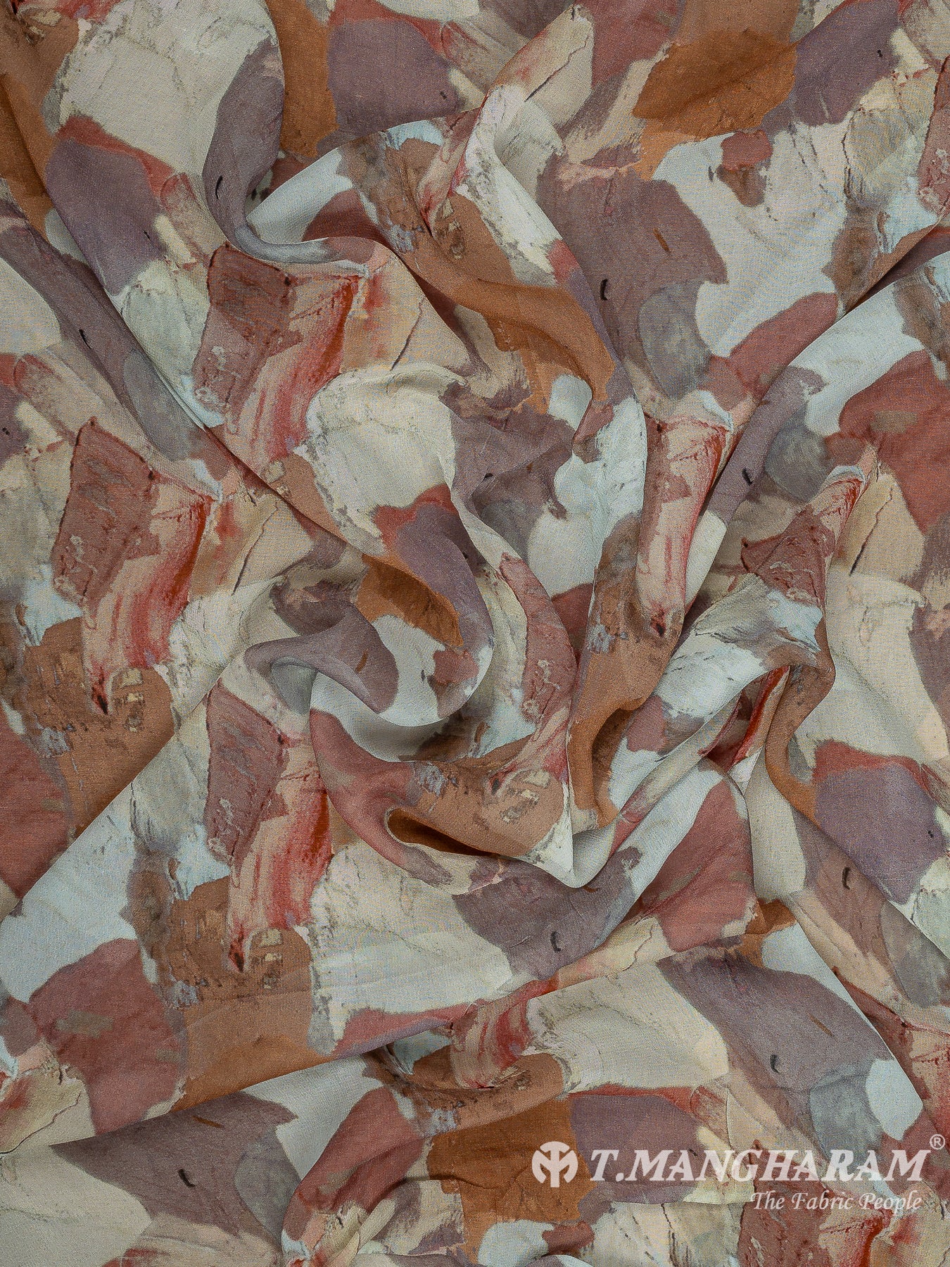 Multicolor Georgette Fabric - EB8430