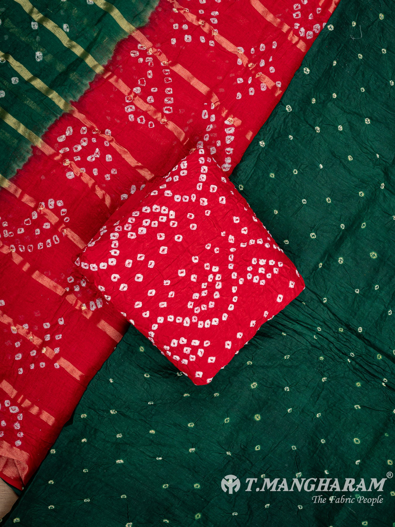 Multicolor Cotton Chudidhar Fabric Set - EG1811 view-1
