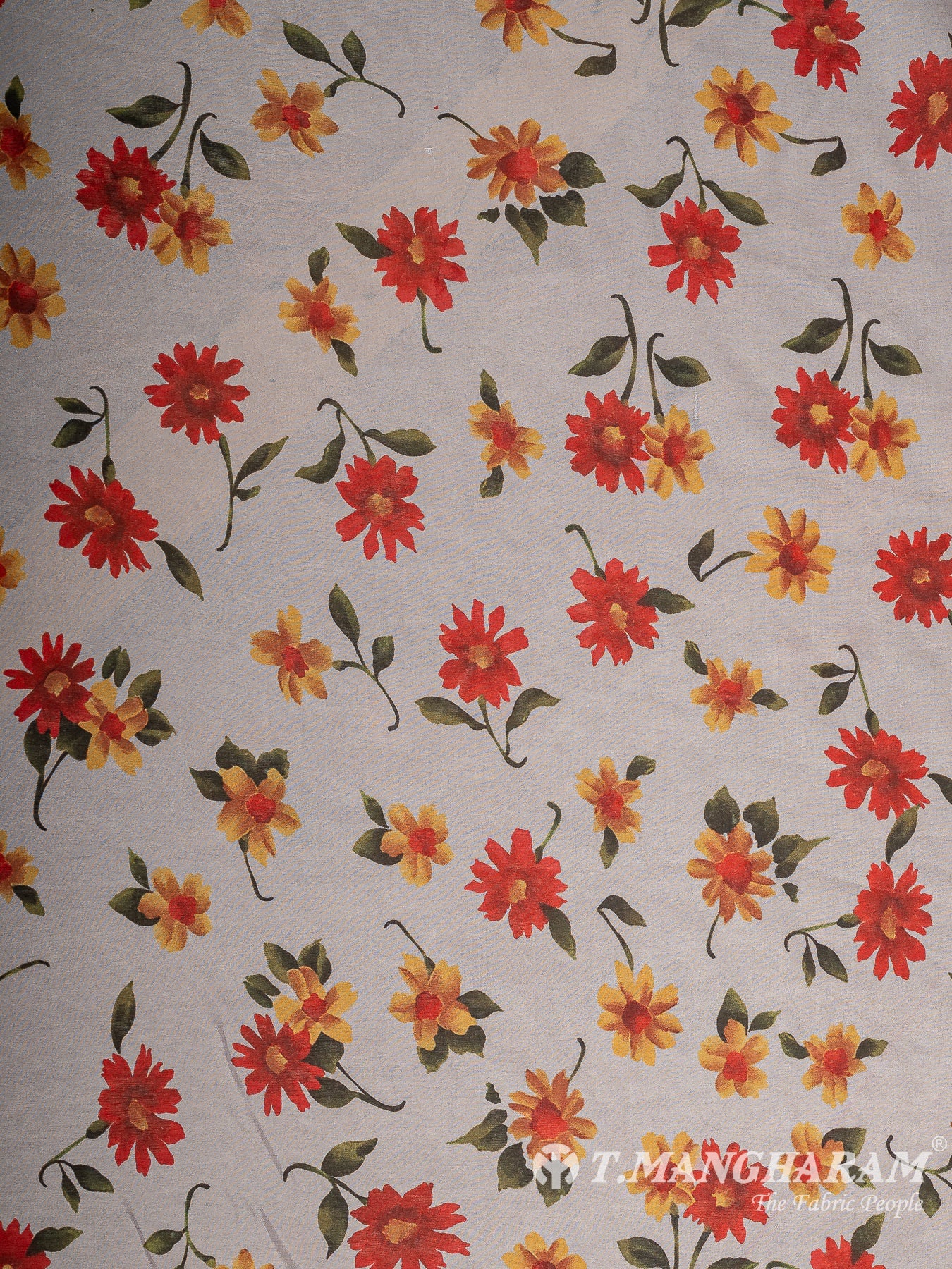 White Organza Fabric - EC11196