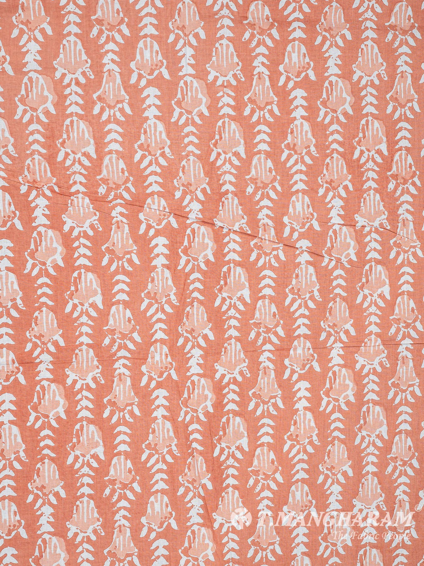 Peach Cotton Fabric - EC8348 view-3