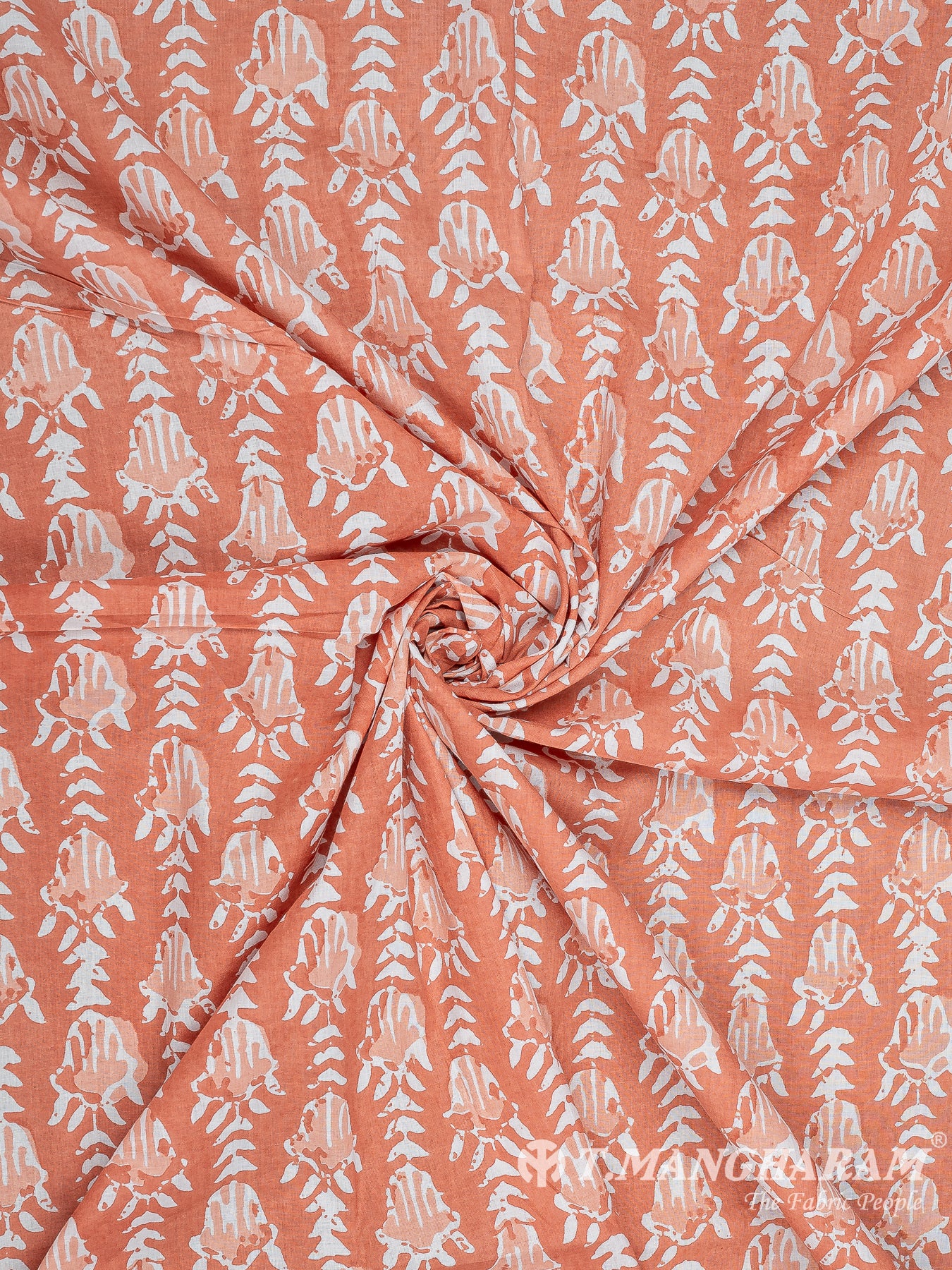 Peach Cotton Fabric - EC8348 view-1