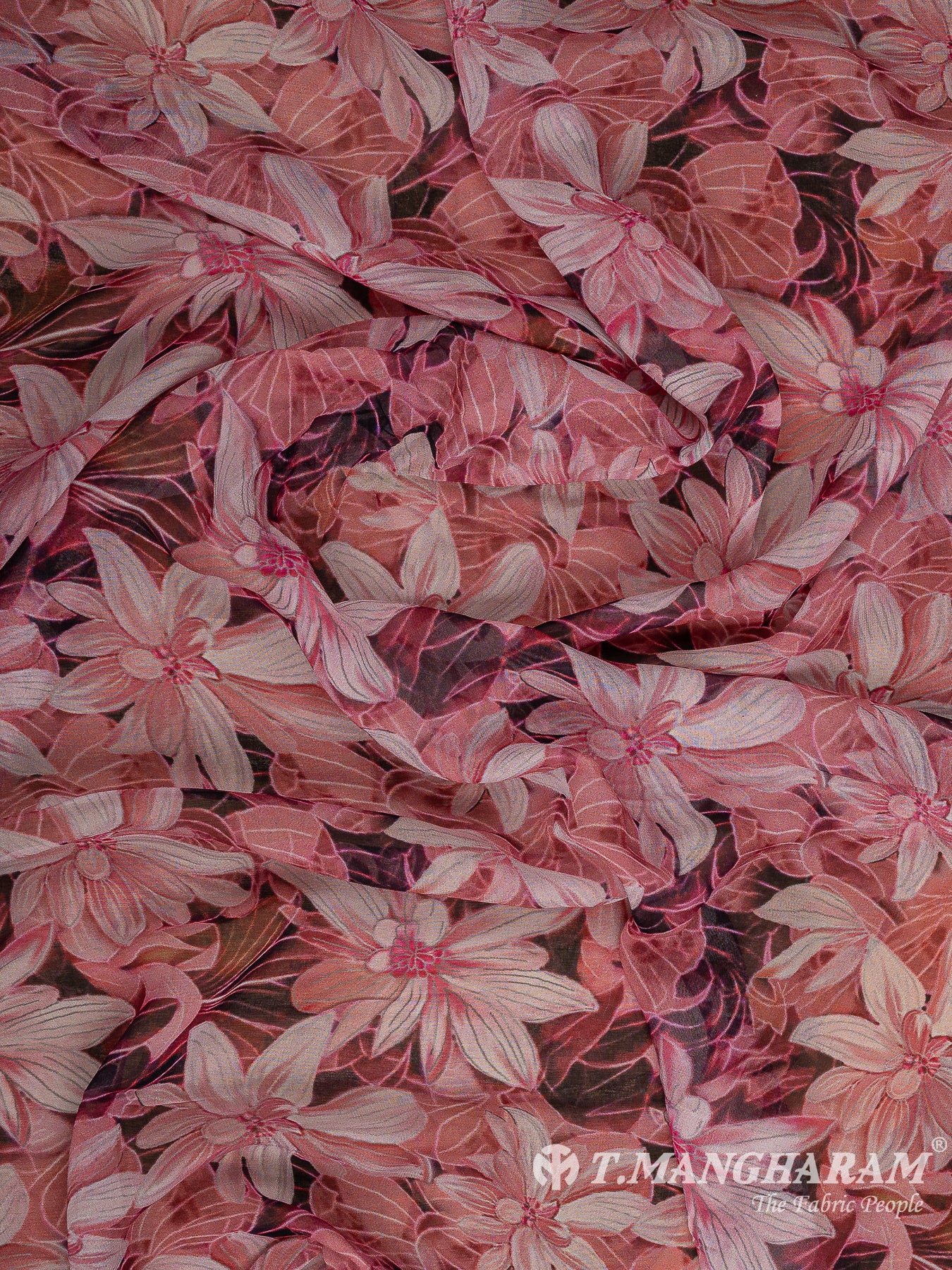 Pink Georgette Fabric - EB8406