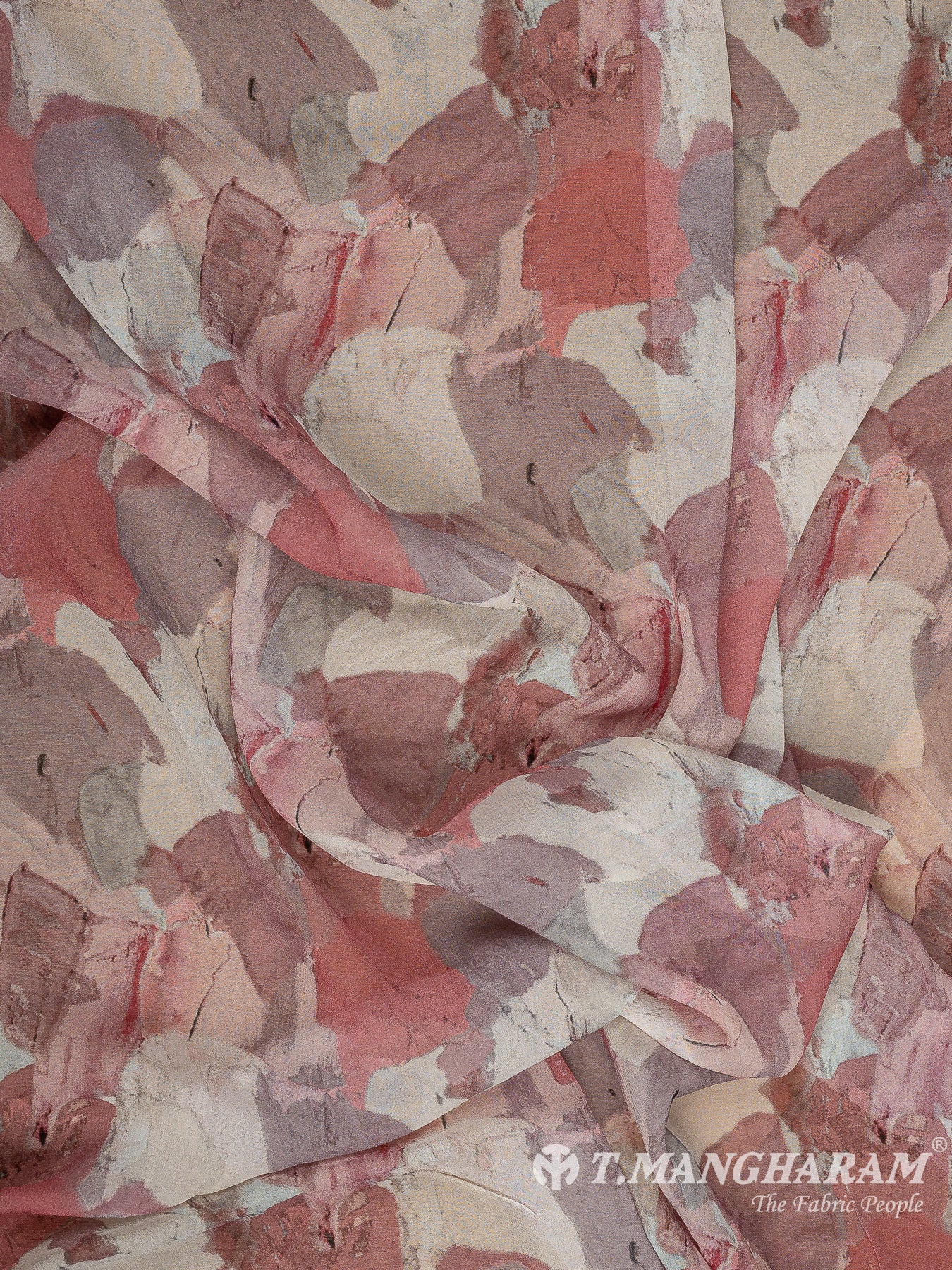 Multicolor Georgette Fabric - EB8431