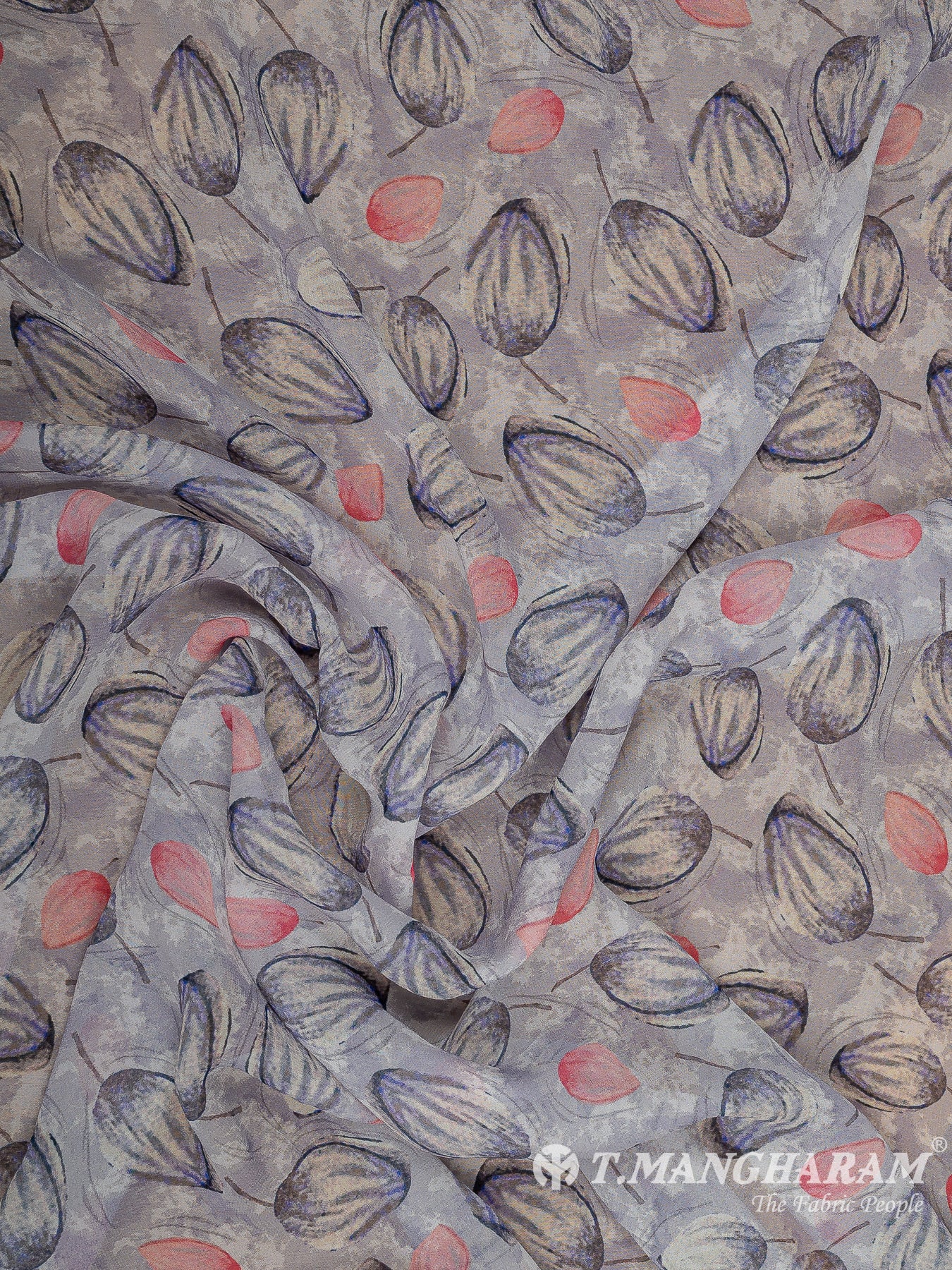 Blue Georgette Fabric - EB8418