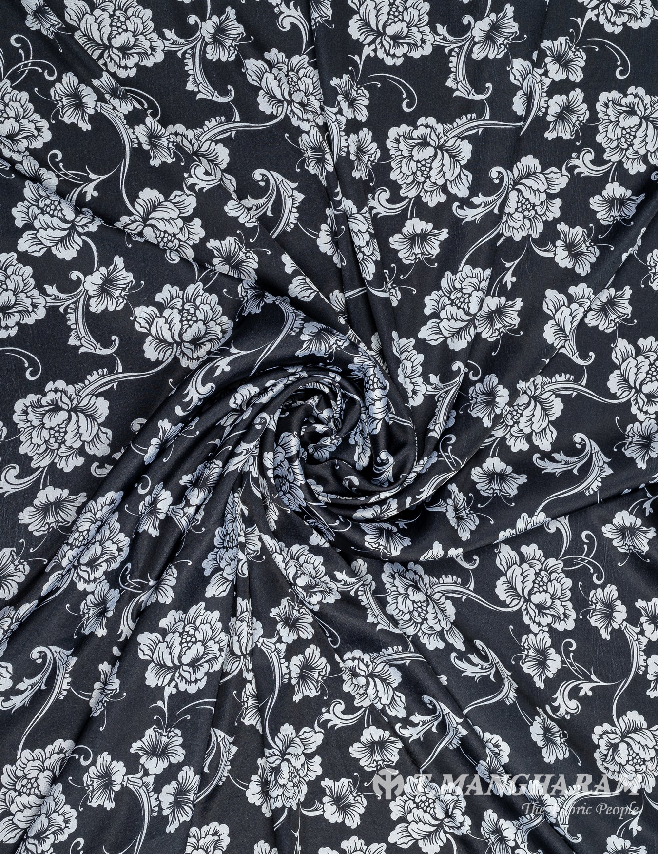 White Satin Fabric - EB7216 view-1