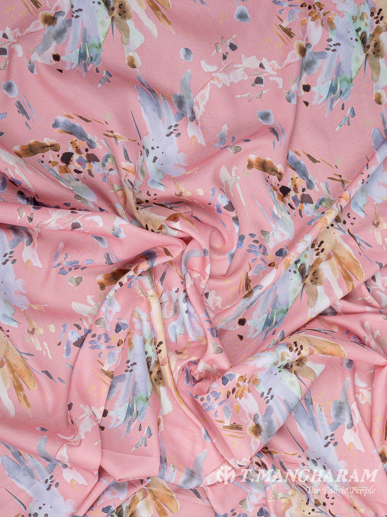 Pink Crepe Fabric - EC11214