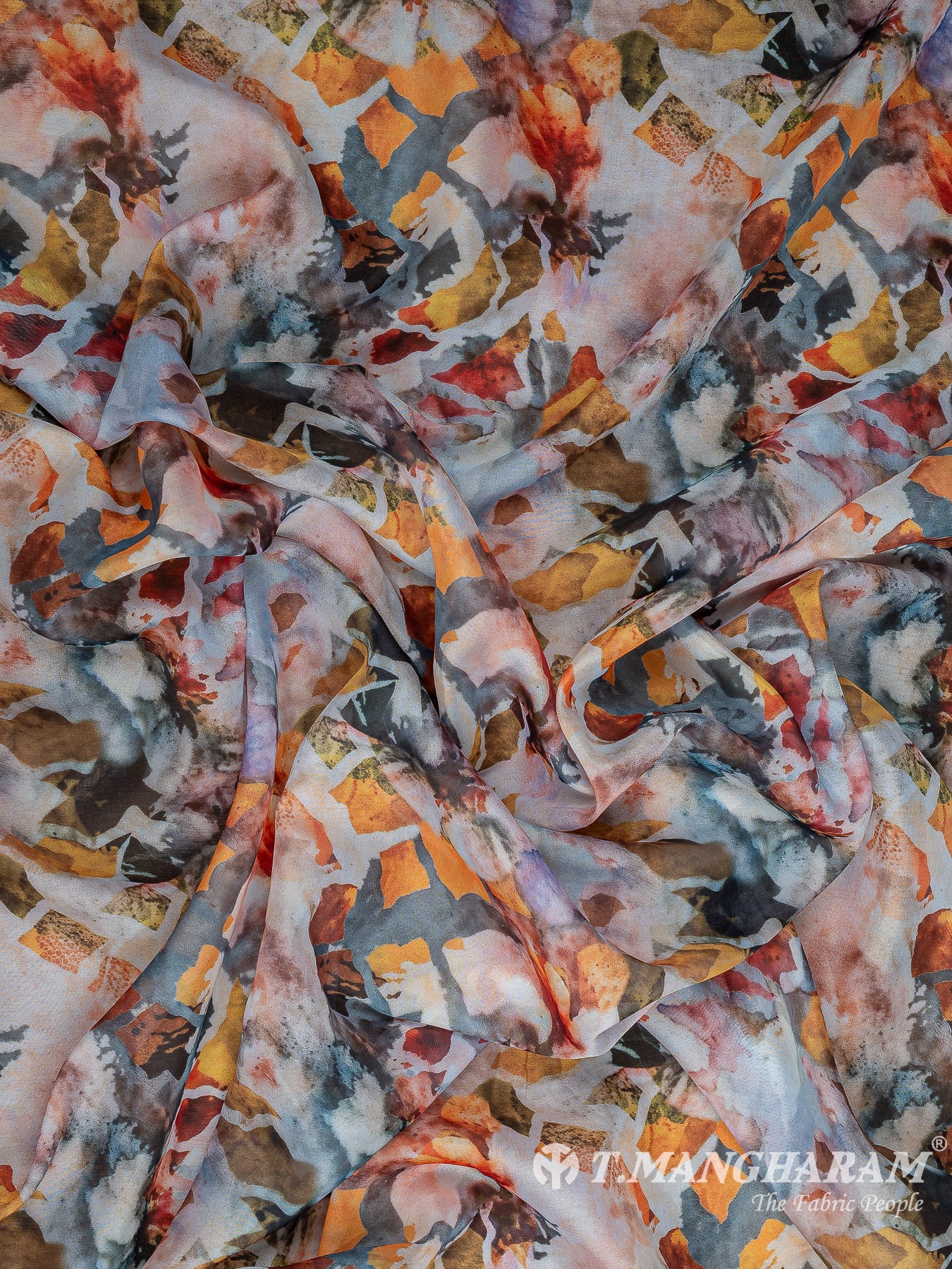 Multicolor Organza Fabric - EC11171