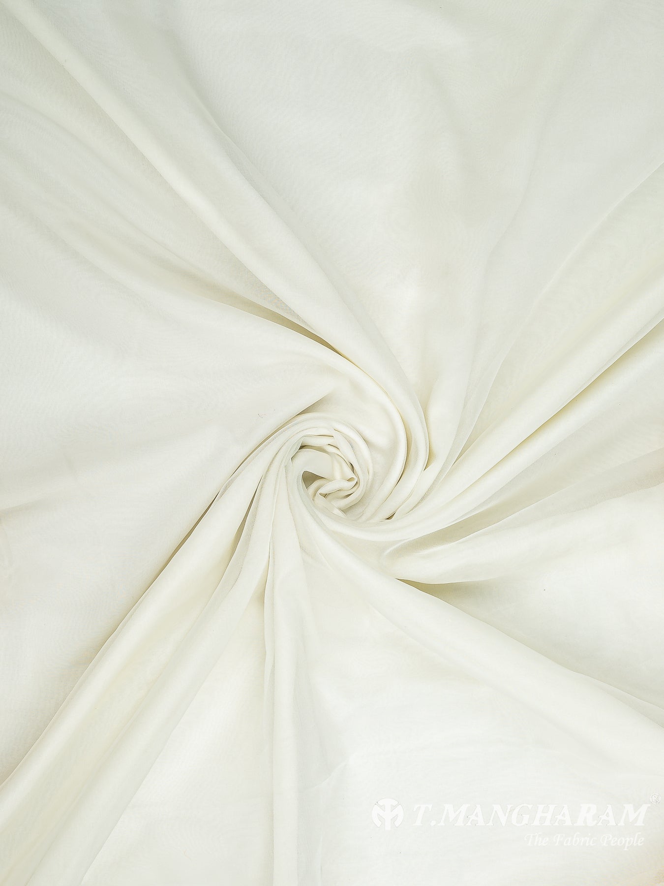 White Tissue and Shimmer Fabric - EC10073 view-1