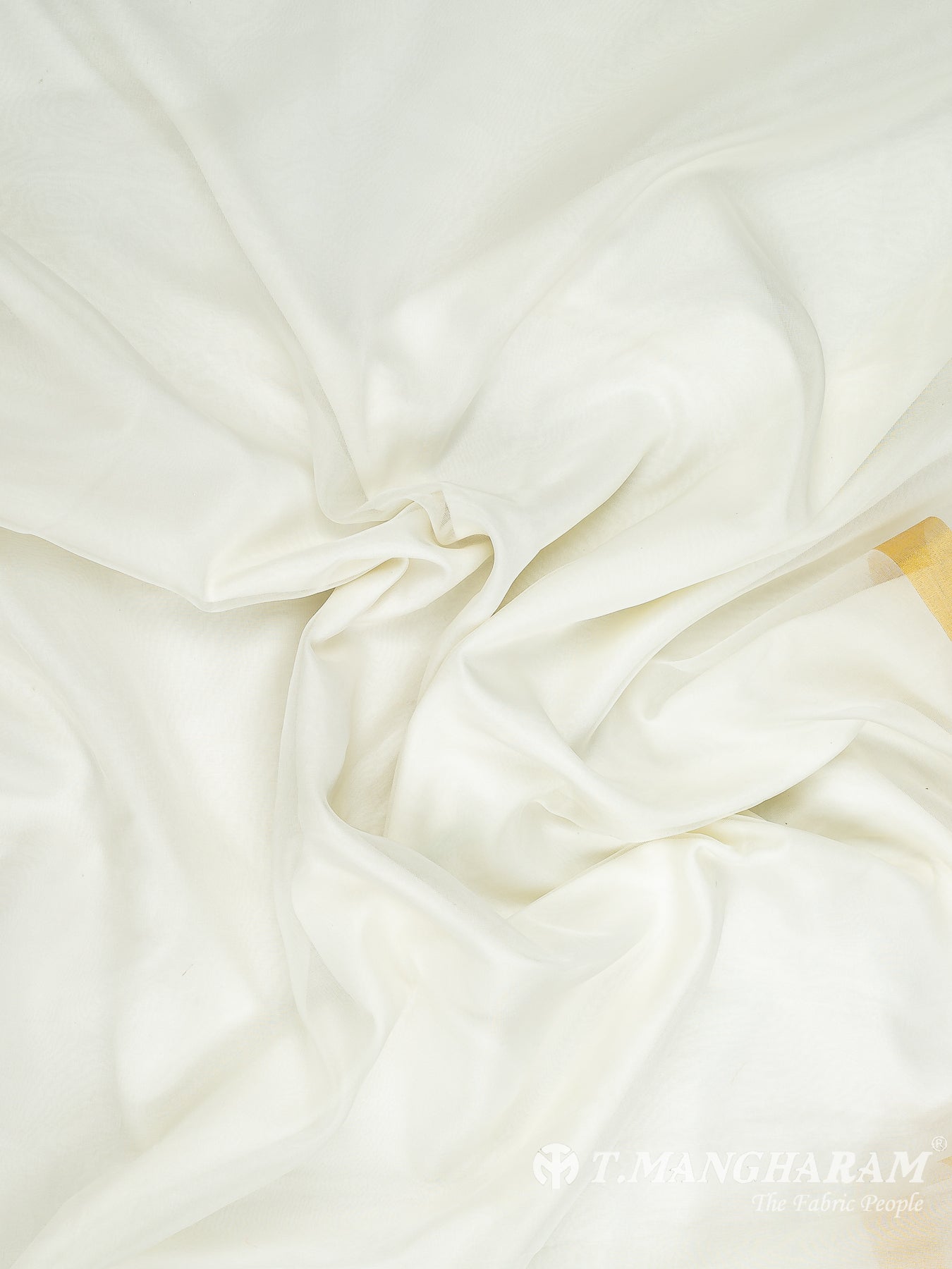 White Tissue and Shimmer Fabric - EC10073 view-4