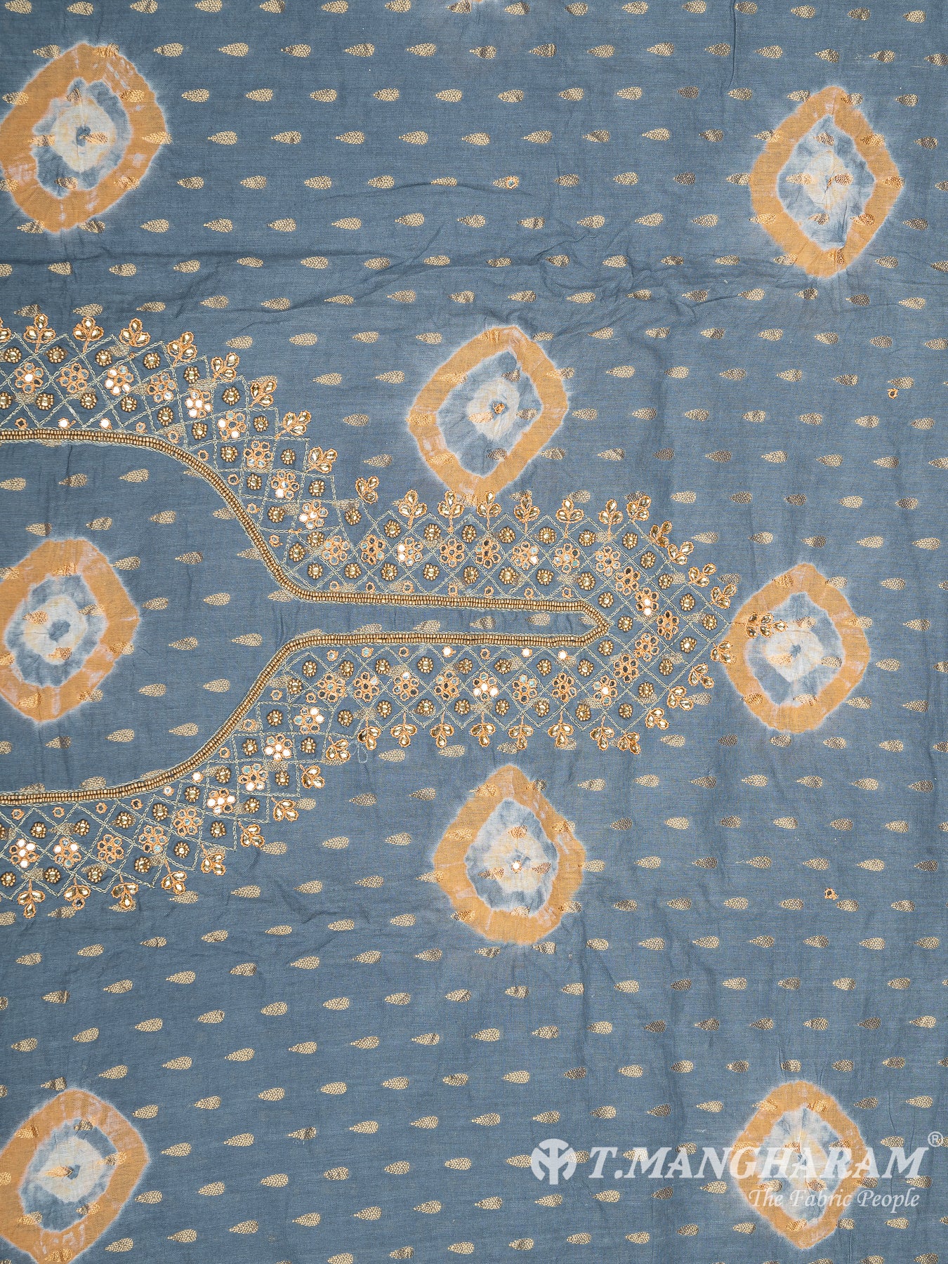 Multicolor Cotton Chudidhar Fabric Set - EG1749 view-2