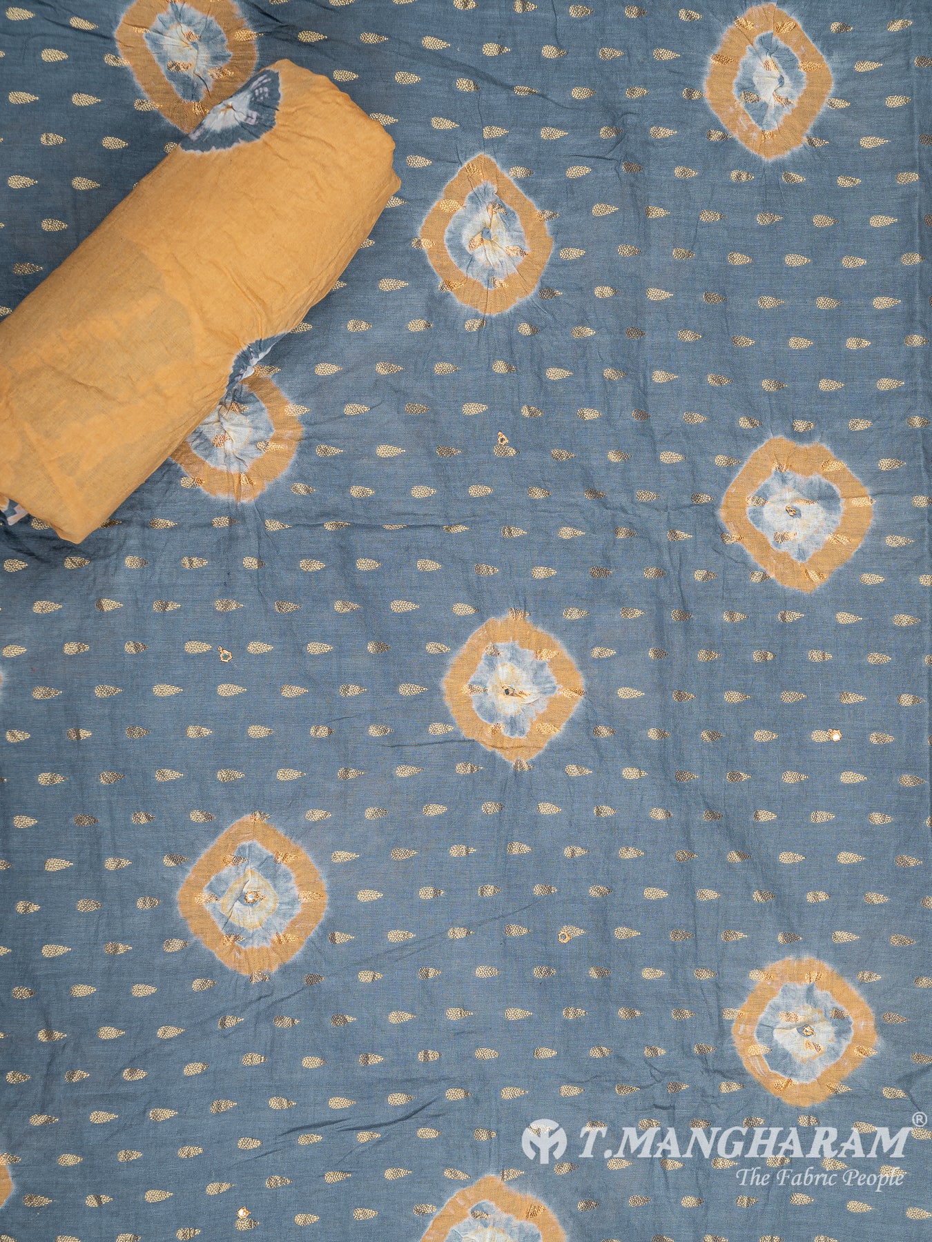 Multicolor Cotton Chudidhar Fabric Set - EG1749 view-3