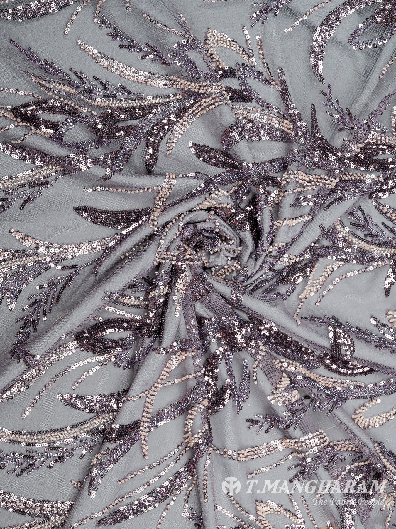 Violet Fancy Net Fabric - EC8570 view-1