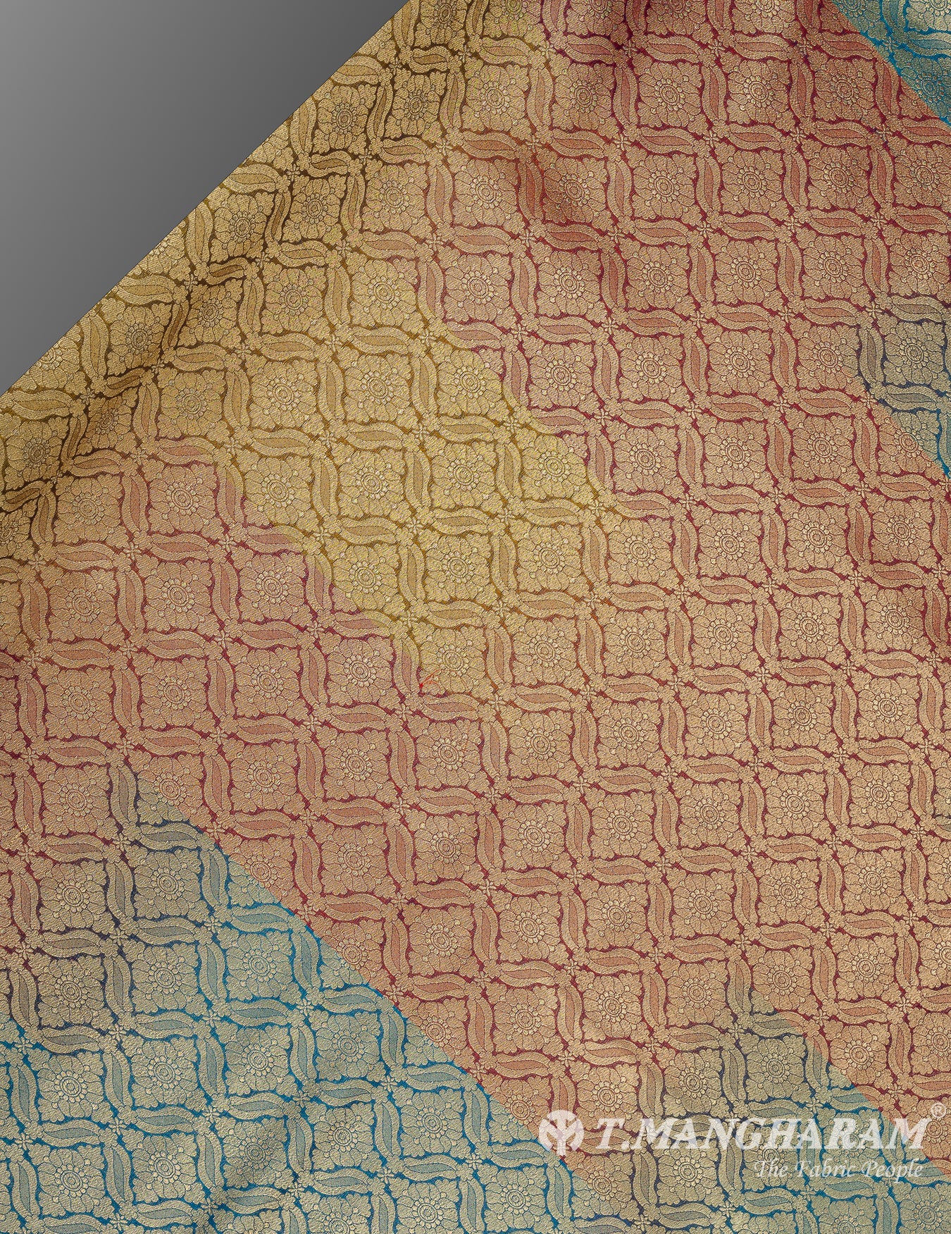 Multicolor Banaras Fabric - EB7187 view-2