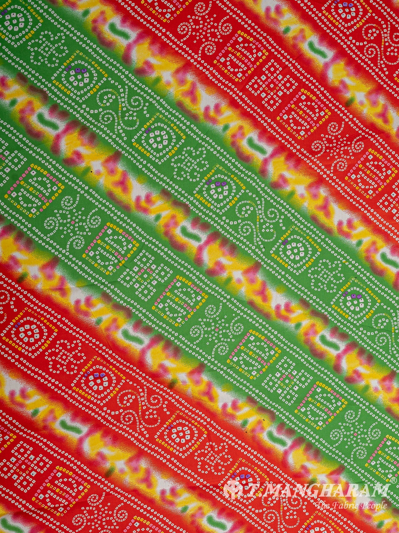 Multicolor Crepe Fabric - EC9747 view-3