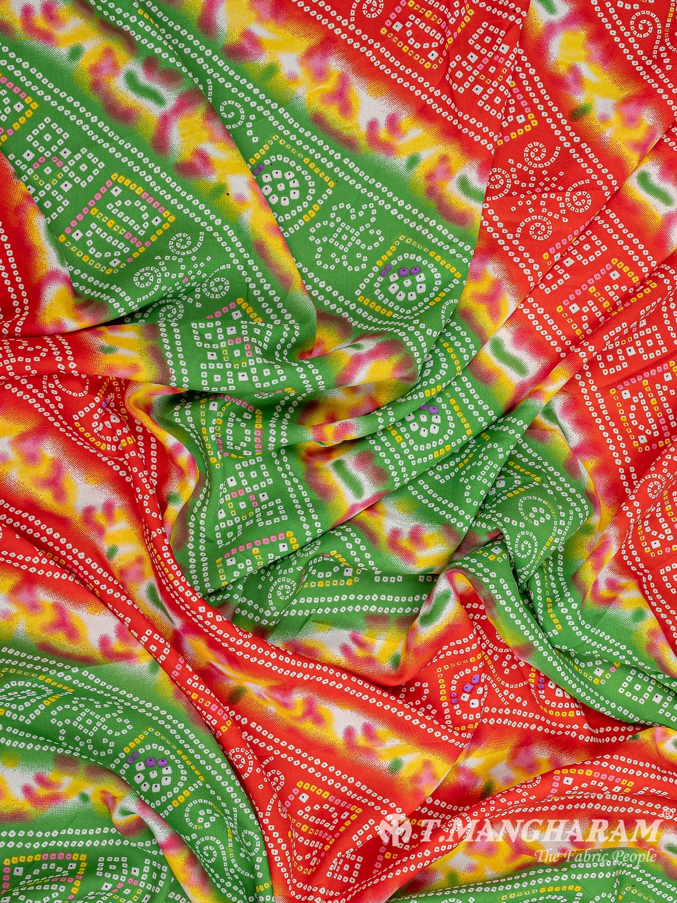 Multicolor Crepe Fabric - EC9747 view-4