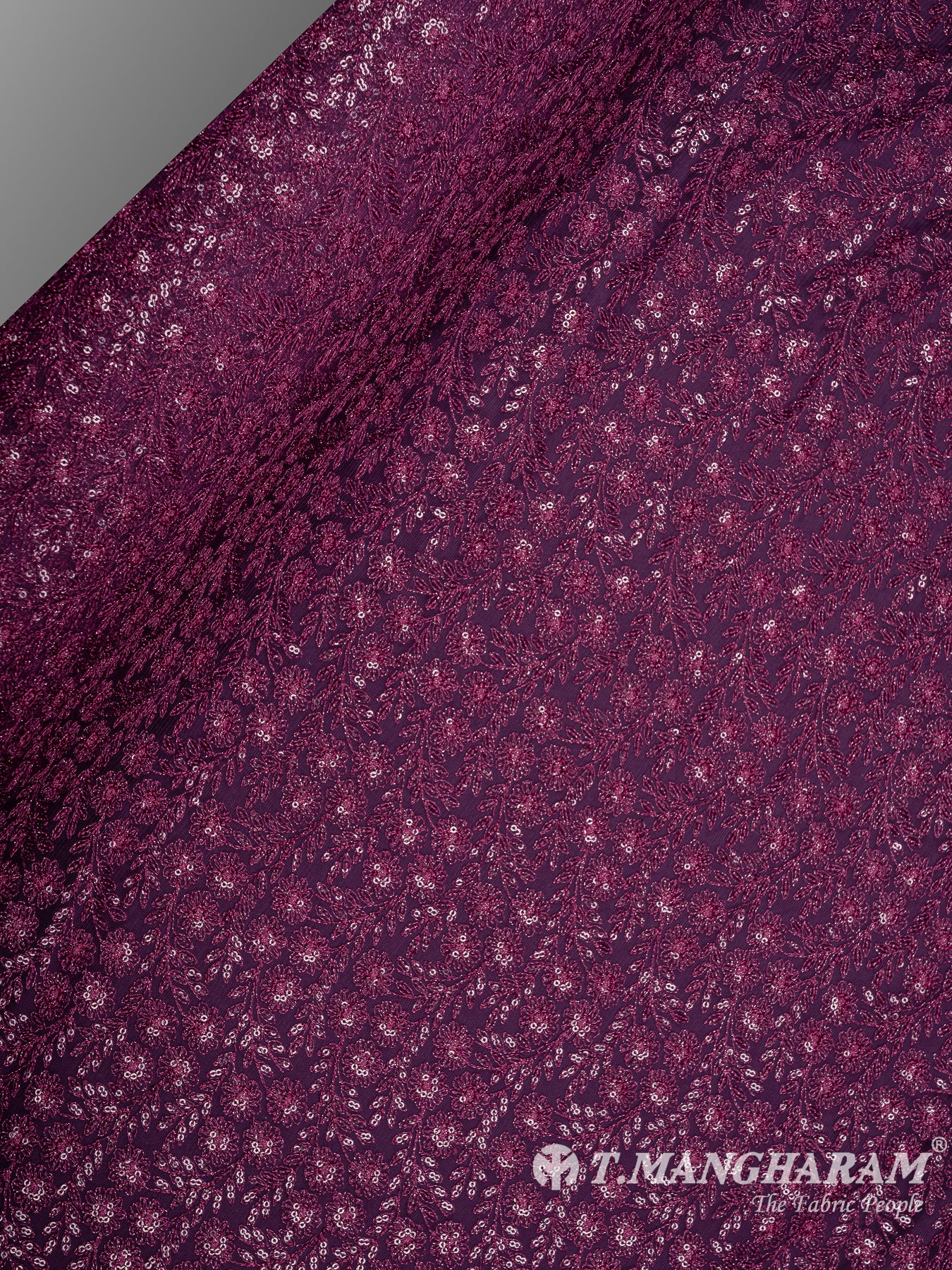 Purple Fancy Net Fabric - EC8562 view-2