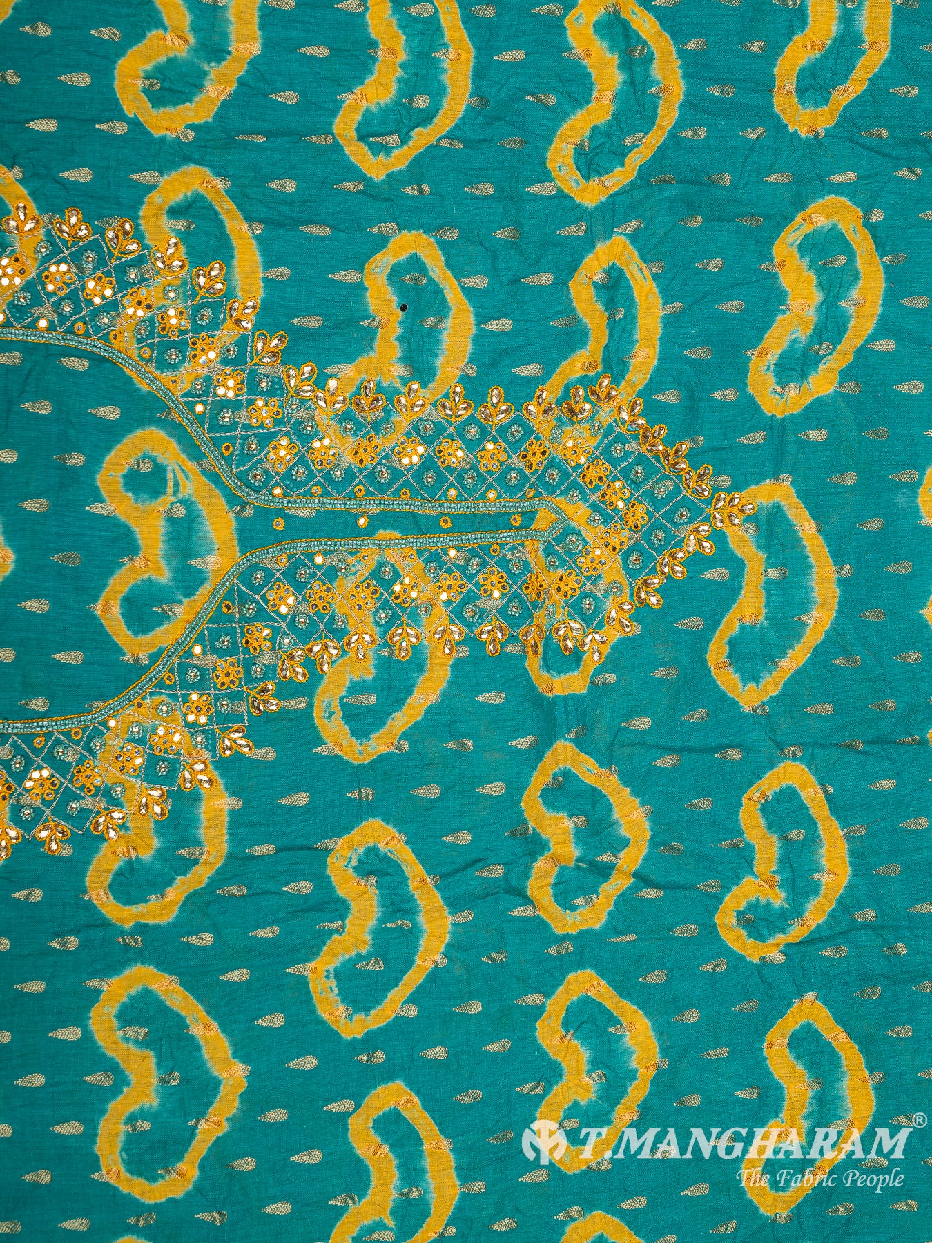 Multicolor Cotton Chudidhar Fabric Set - EG1745 view-3