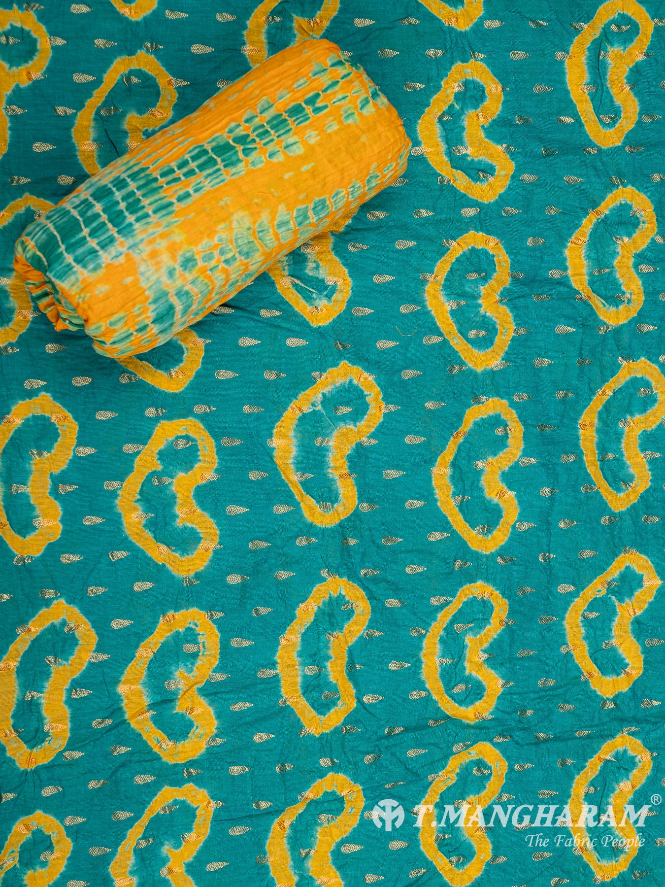 Multicolor Cotton Chudidhar Fabric Set - EG1745 view-2