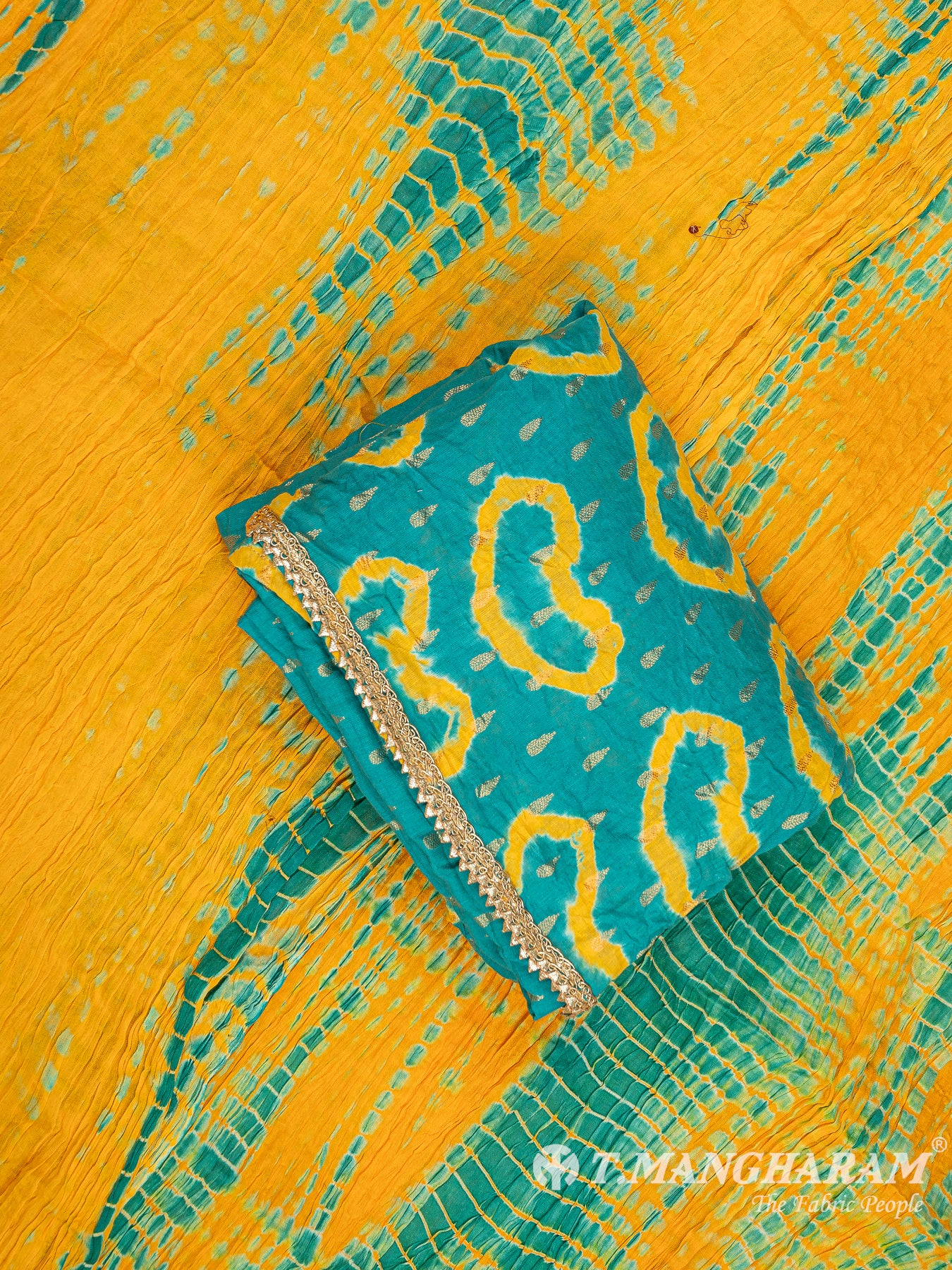 Multicolor Cotton Chudidhar Fabric Set - EG1745 view-1